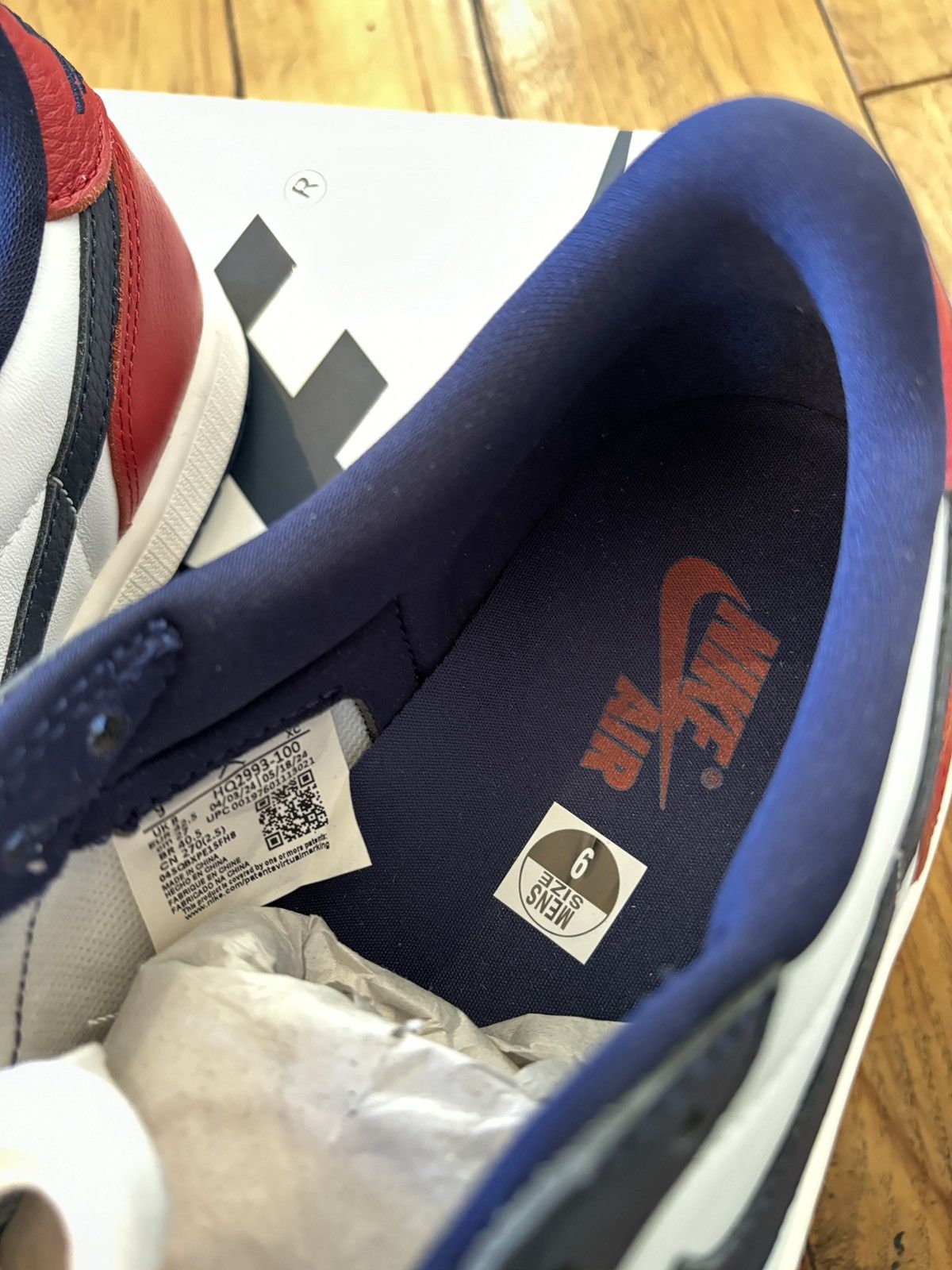 Jordan Brand × Nike Jordan 1 Low OG Howard University Size US 9 / EU 42 - 6 Thumbnail