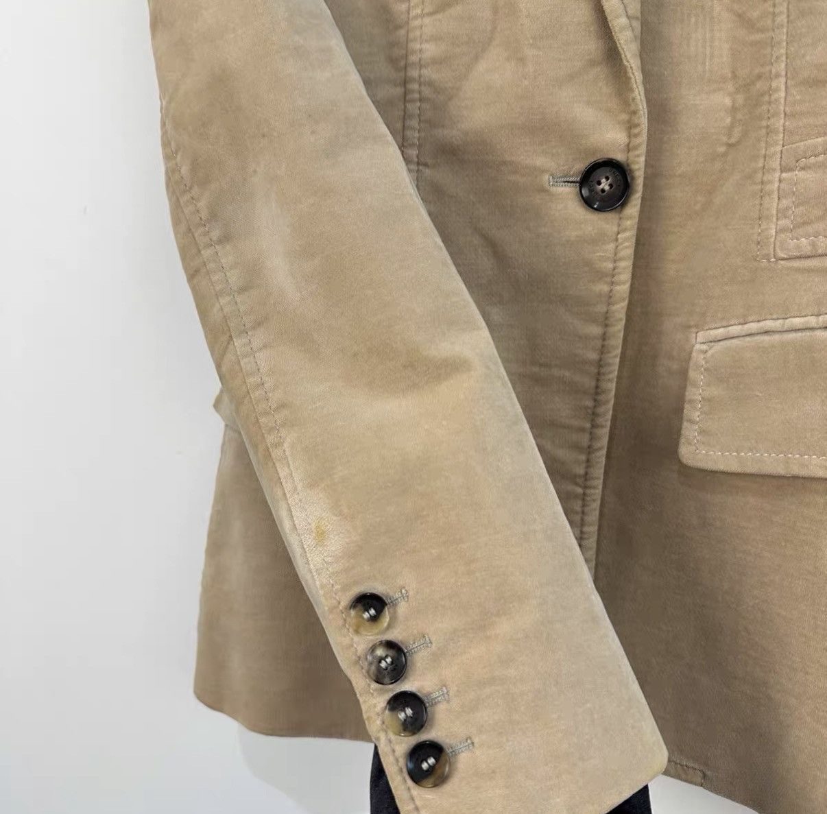 Gucci Gucci Khaki Casual Blazer J42 Size US XS / EU 42 / 0 - 6 Thumbnail