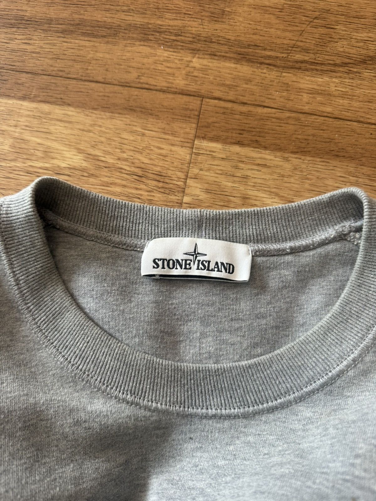 Stone Island Stone Island Grey Logo Sweater Size US L / EU 52-54 / 3 - 3 Thumbnail