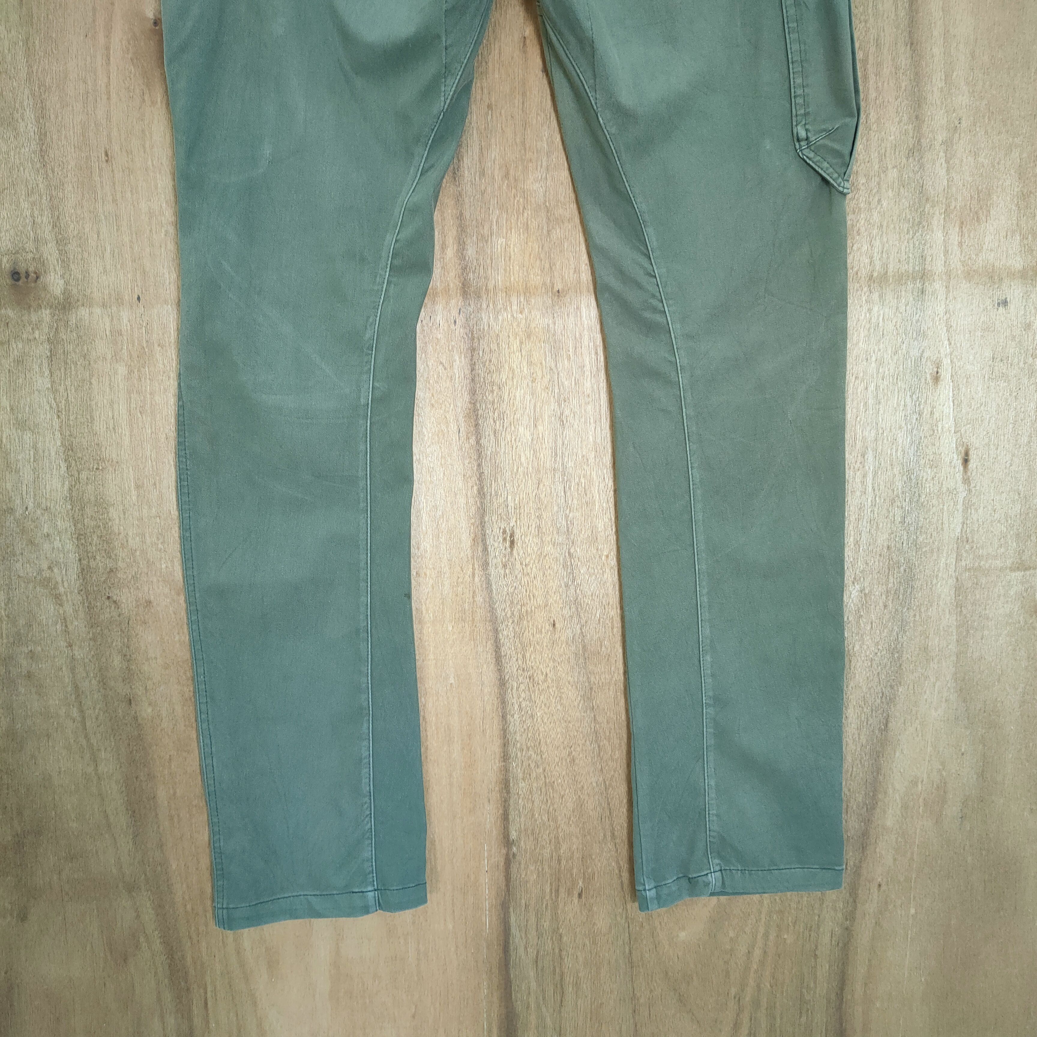 Japanese Brand FIELDCORE GREEN CARGO PANTS Size US 32 / EU 48 - 8 Thumbnail