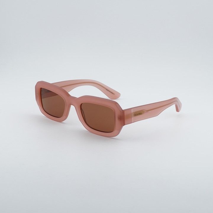 Calvin Klein Calvin Klein CK24511S 835 Women Sunglasses Peach Rectangle Size ONE SIZE - 1 Thumbnail