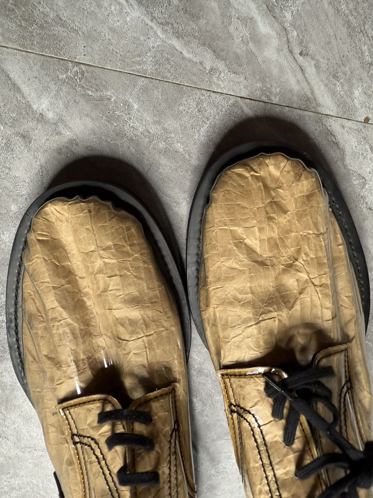 Comme des Garcons CDG PVC Dress Shoes Size US 7.5 / EU 40-41 - 2 Thumbnail