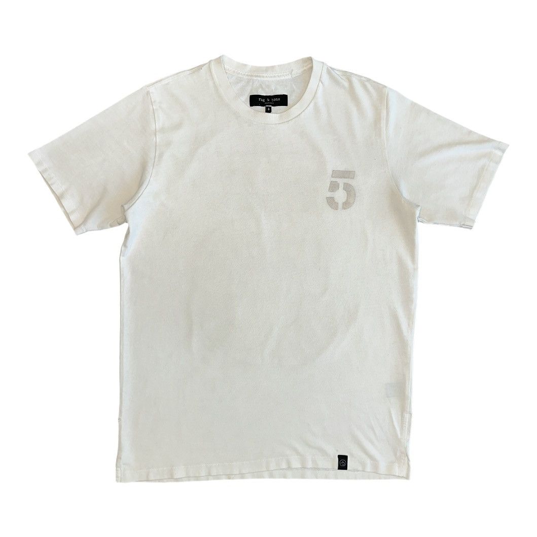 Rag & Bone Rag & Bone “Numbers Game” No.5 Tee Y2K Size US S / EU 44-46 / 1 - 17 Thumbnail