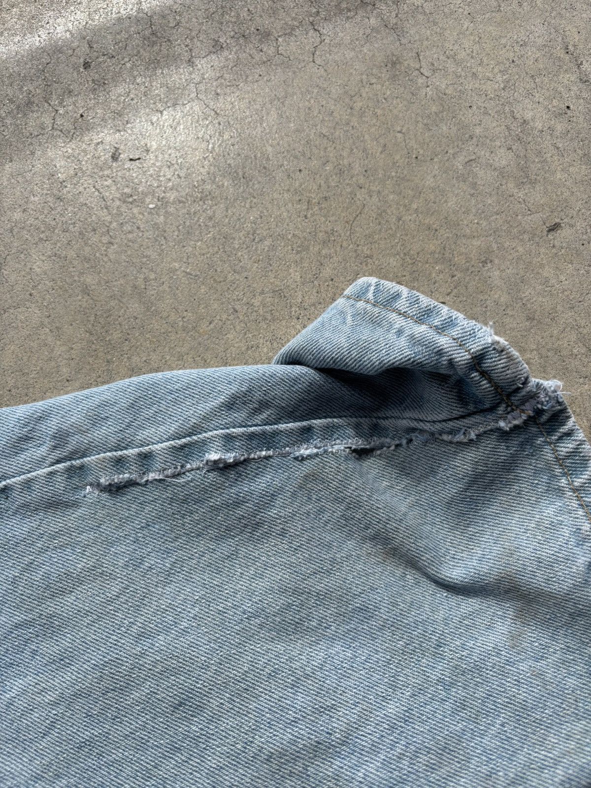 Levi's × Levi's Vintage Clothing × Vintage Crazy 90s Levis Orange Tab Baggy Wide Leg Denim Jeans Size US 36 / EU 52 - 8 Thumbnail