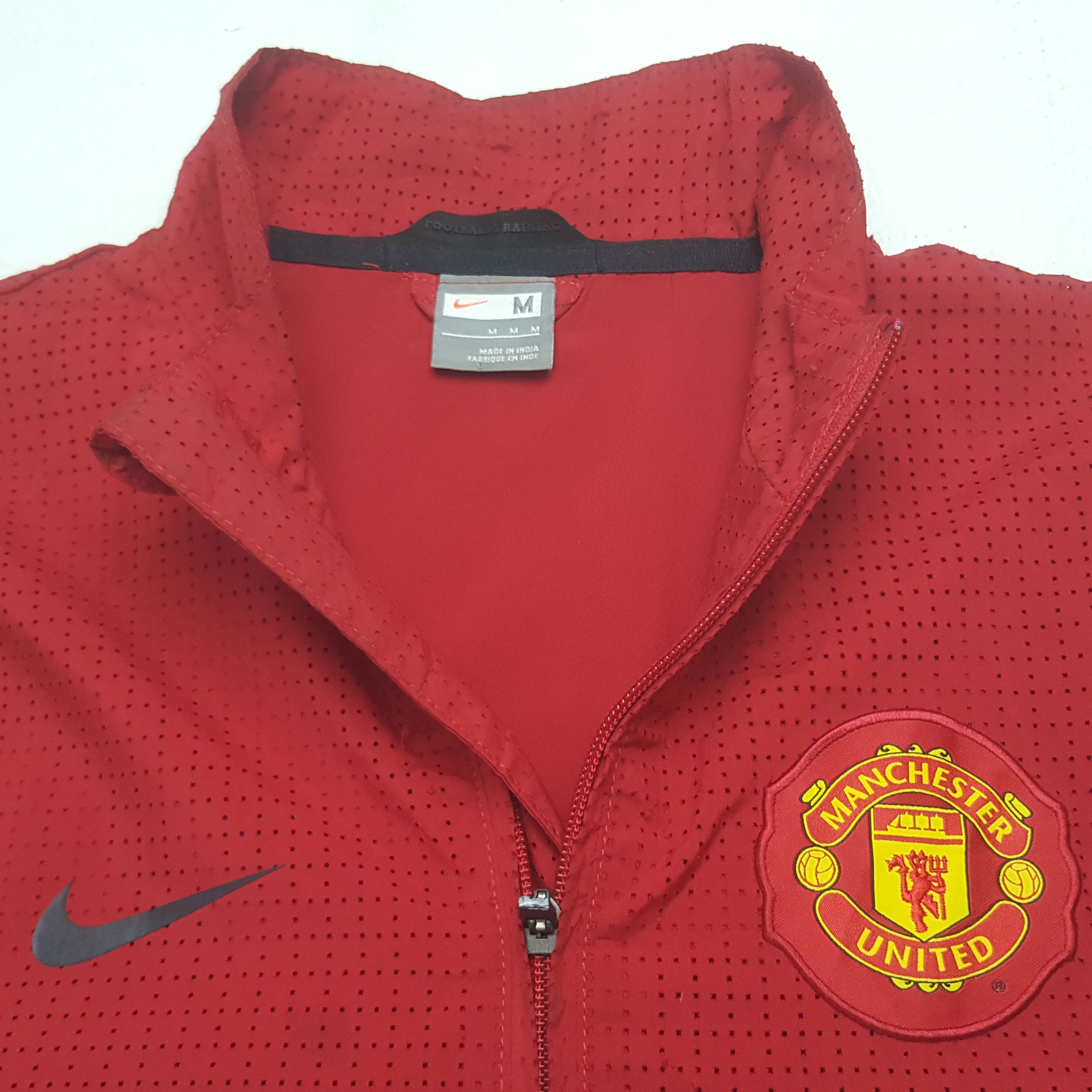 Nike Vintage Nike x Manchester United Jersey Jacket Size US S / EU 44-46 / 1 - 4 Thumbnail