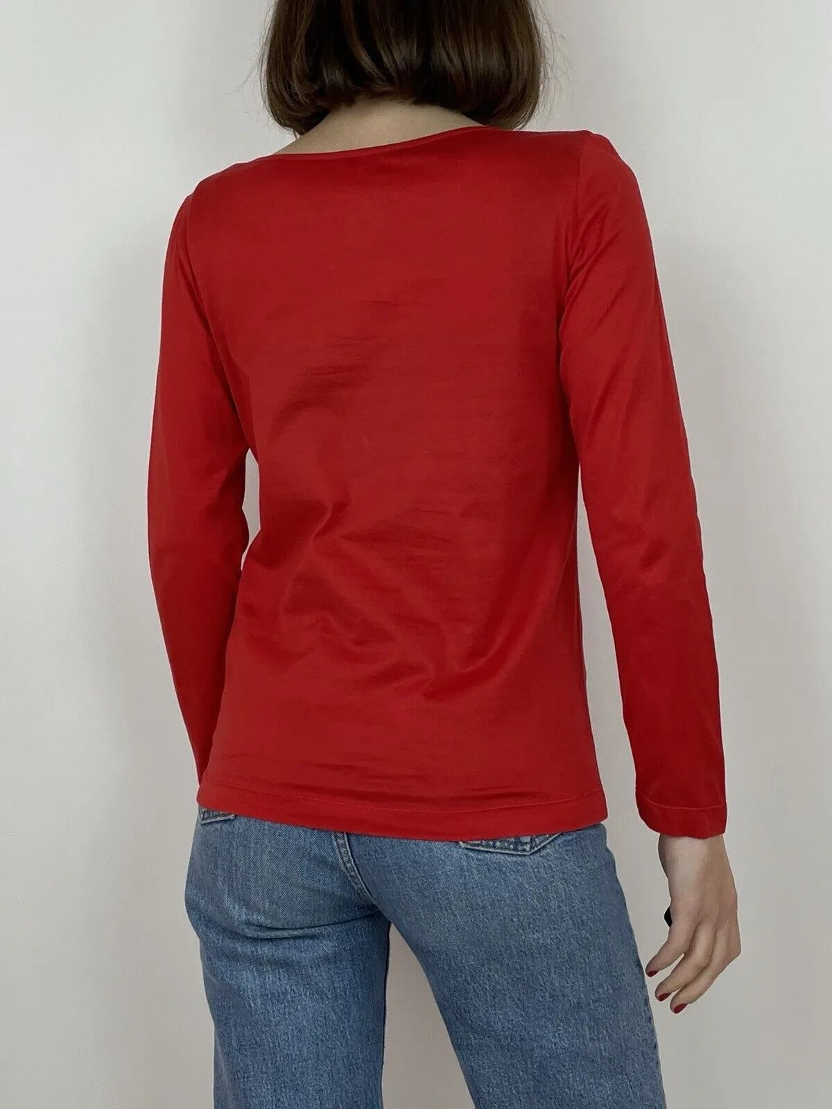 Yves Saint Laurent Vintage 1990s 90s YSL Yves Saint Laurent Top Long Sleeve Size XS / US 0-2 / IT 36-38 - 3 Thumbnail