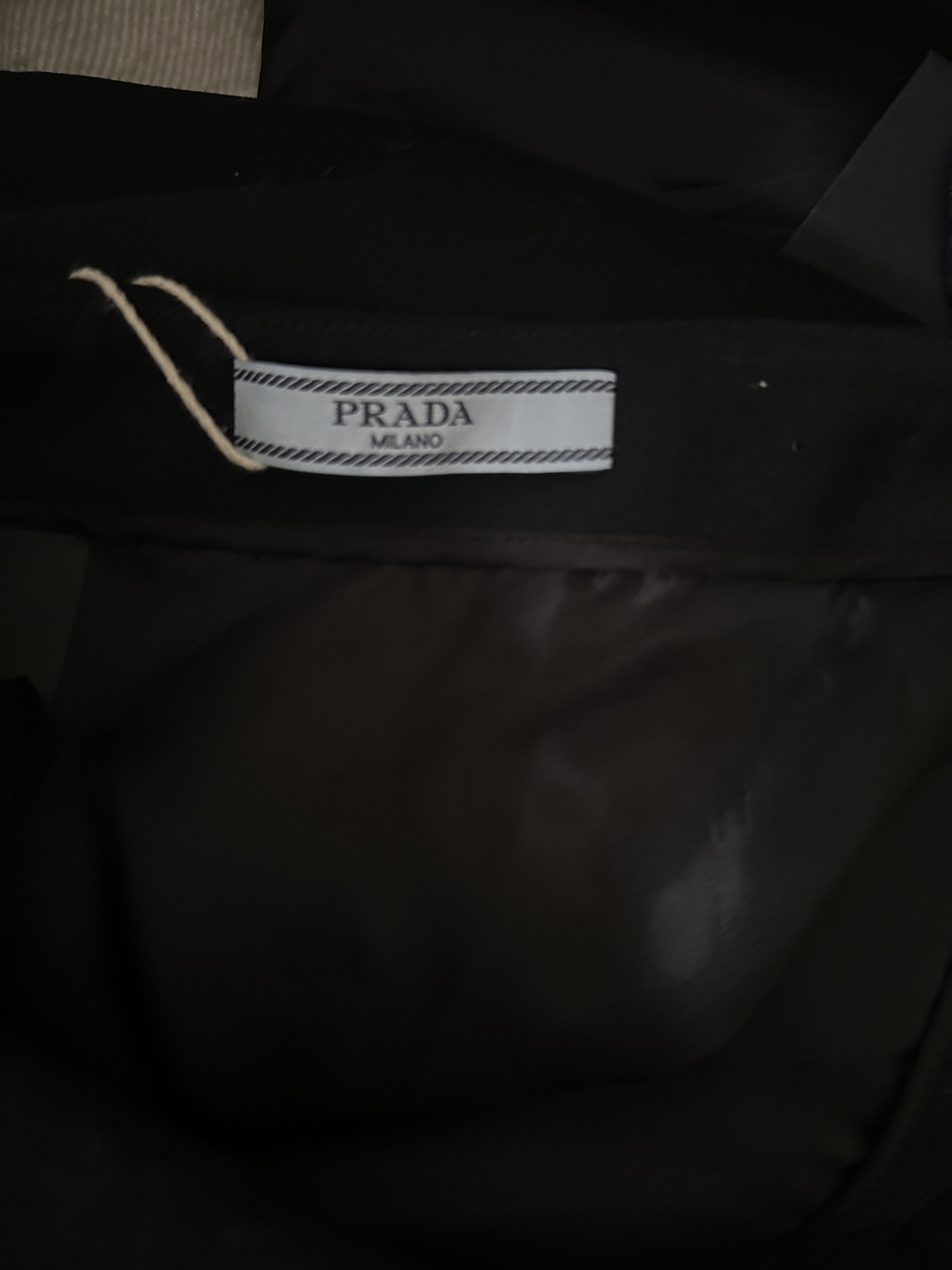 Prada Prada Wool Mini Skirt Size 26" / US 2 / IT 38 - 2 Thumbnail