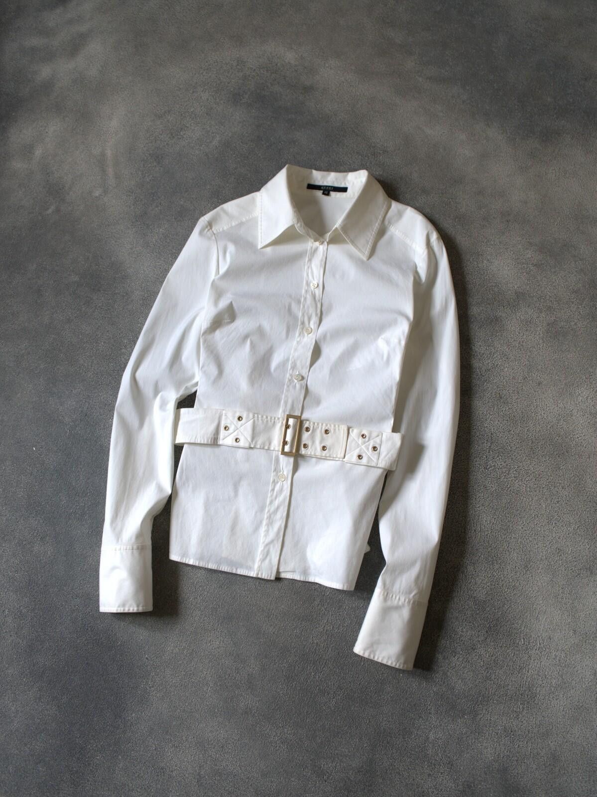 Gucci F/W 2003 Gucci By Tom Ford Bondage / Belted Shirt VINTAGE Size XS / US 0-2 / IT 36-38 - 2 Thumbnail