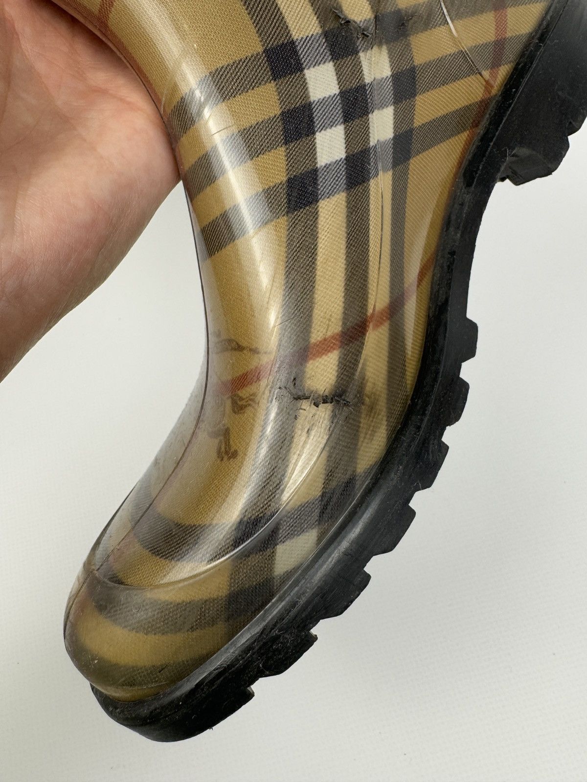 Burberry Burberry Rain Boots Nova Check Y2K Size US 6 / IT 36 - 12 Thumbnail