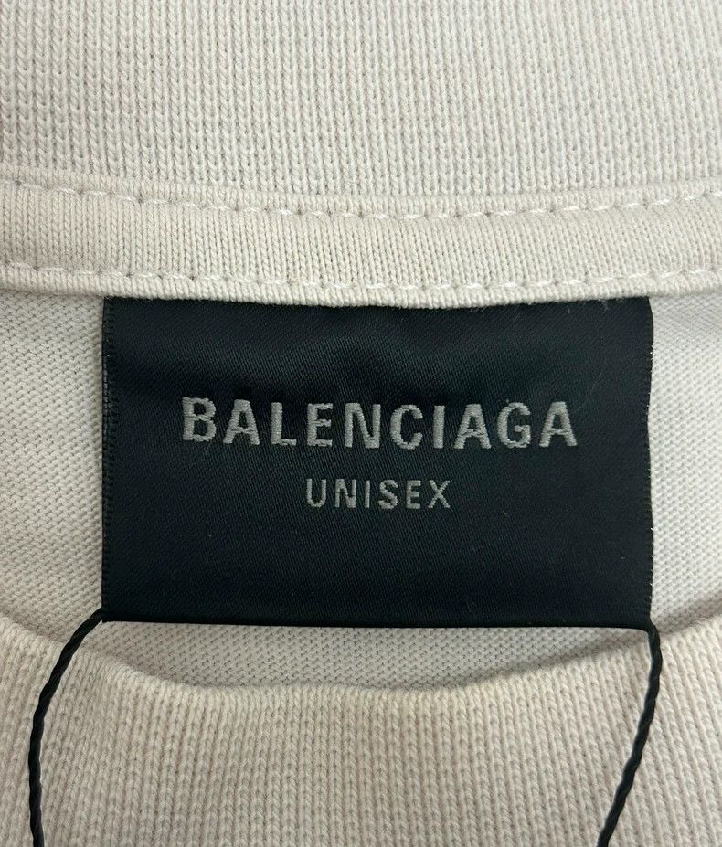 Balenciaga Balenciaga Letter T-shirt with round neck wear effect Size US XS / EU 42 / 0 - 4 Thumbnail