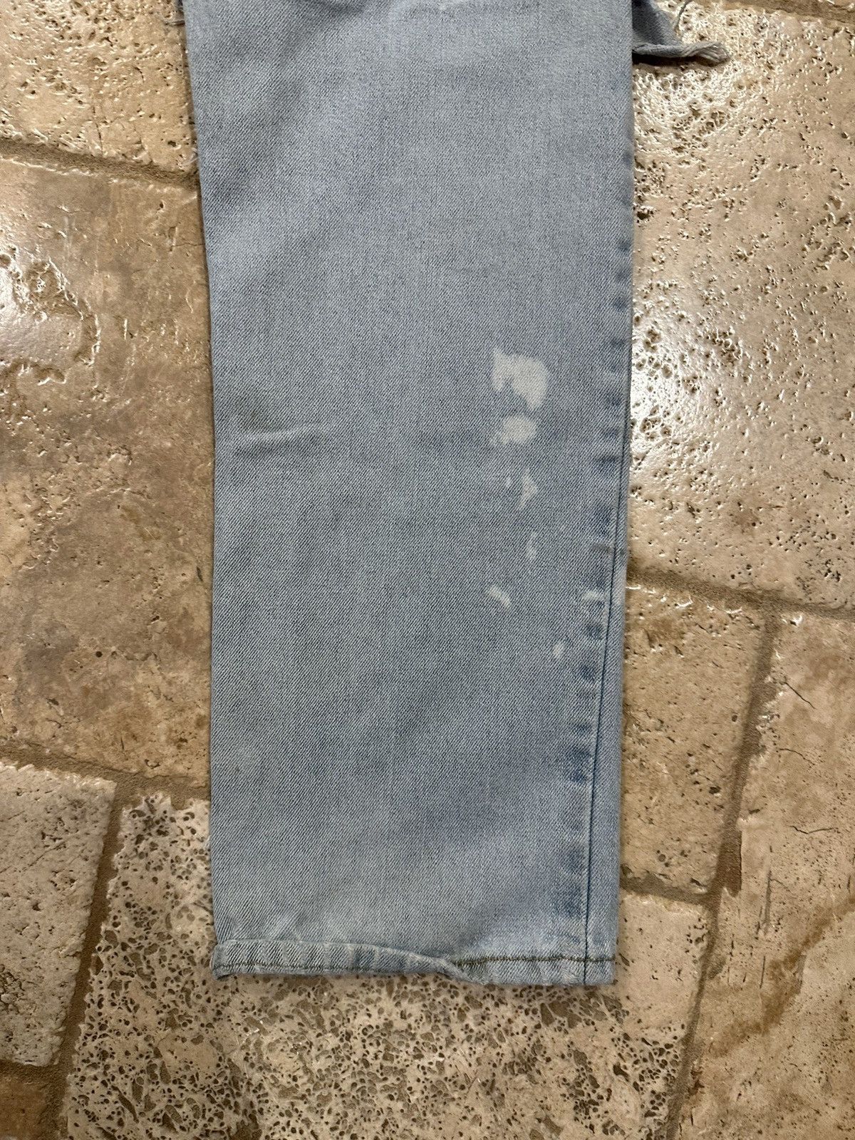 Vintage Vintage Cross & Winsor Blue Blowout Distressed Denim Size US 32 / EU 48 - 6 Thumbnail
