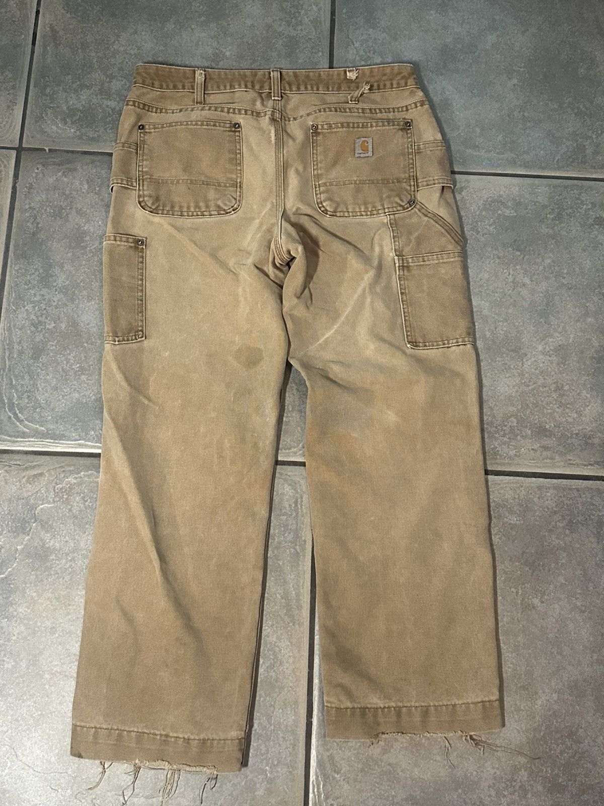 Carhartt Vintage Tan Carhartt Double Knees Size US 34 / EU 50 - 2 Thumbnail