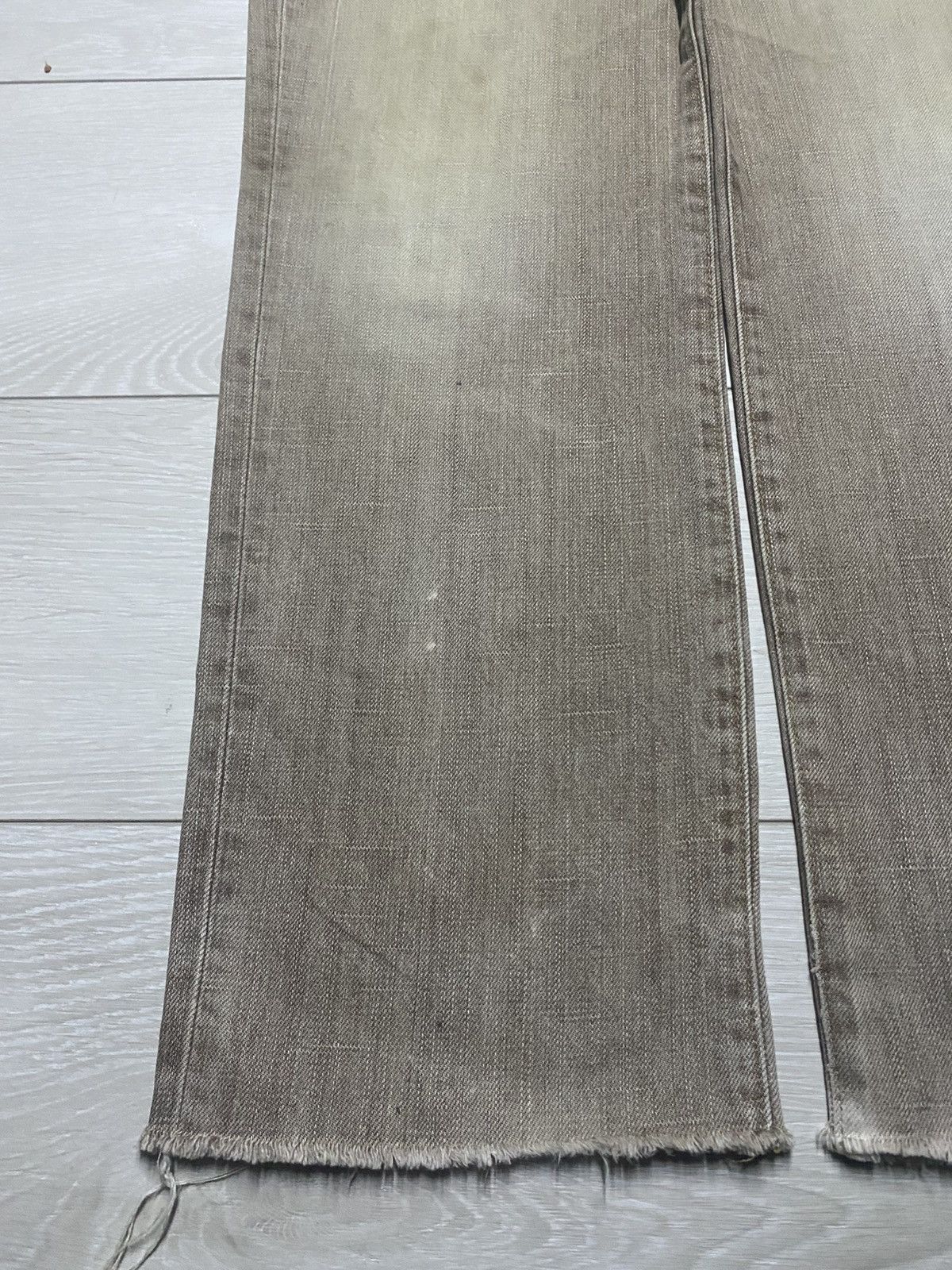 Junya Watanabe Vintage Edwin Faded Wash Distressed Baggy Jeans Size US 34 / EU 50 - 9 Thumbnail