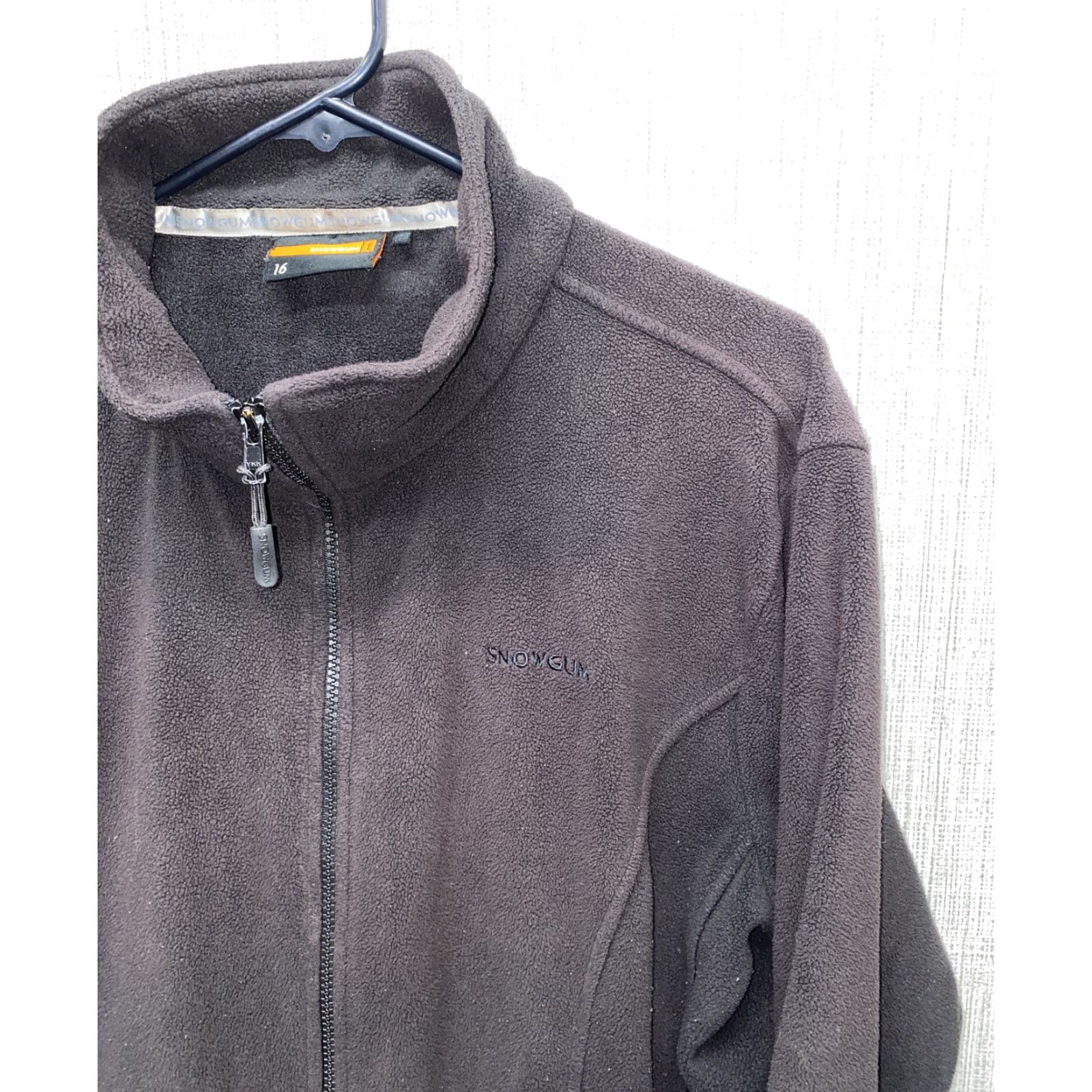 Vintage Snowgum Womens Black Fleece Full Zip Warm Jacket Regular XL Size 16/XL Women Jacket Basic Zip Casual Size XL / US 12-14 / IT 48-50 - 2 Thumbnail
