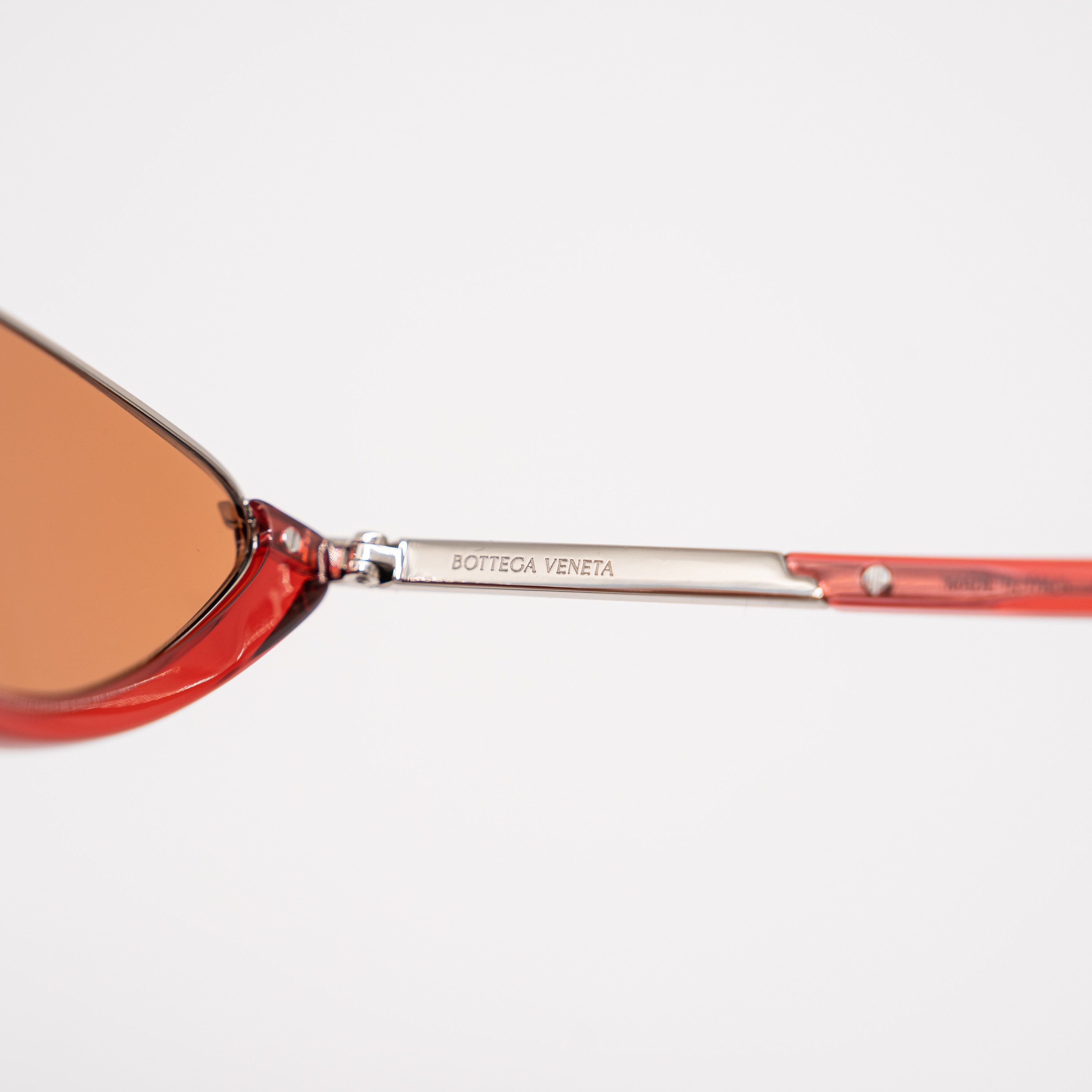 Bottega Veneta Bottega Veneta Classic Cat Eye Sunglasses BV1346S Red Size ONE SIZE - 7 Thumbnail