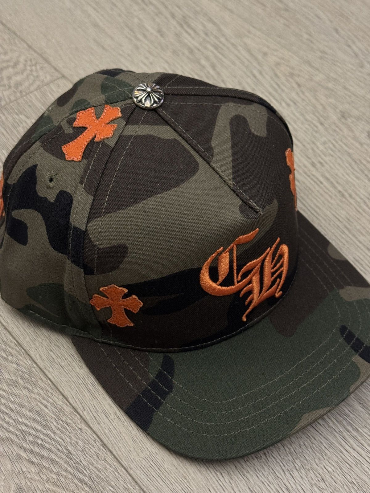 Chrome Hearts Chrome hearts Camo oranges patches hat Size ONE SIZE - 3 Thumbnail