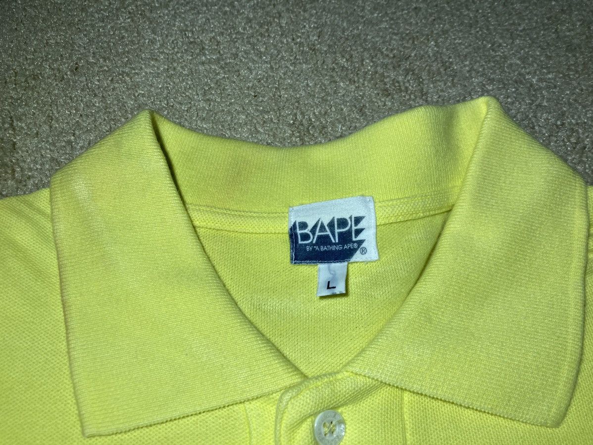 Bape 2008 Bape One Point Gradient Polo Brazil Yellow Large Nigo Size US L / EU 52-54 / 3 - 6 Thumbnail