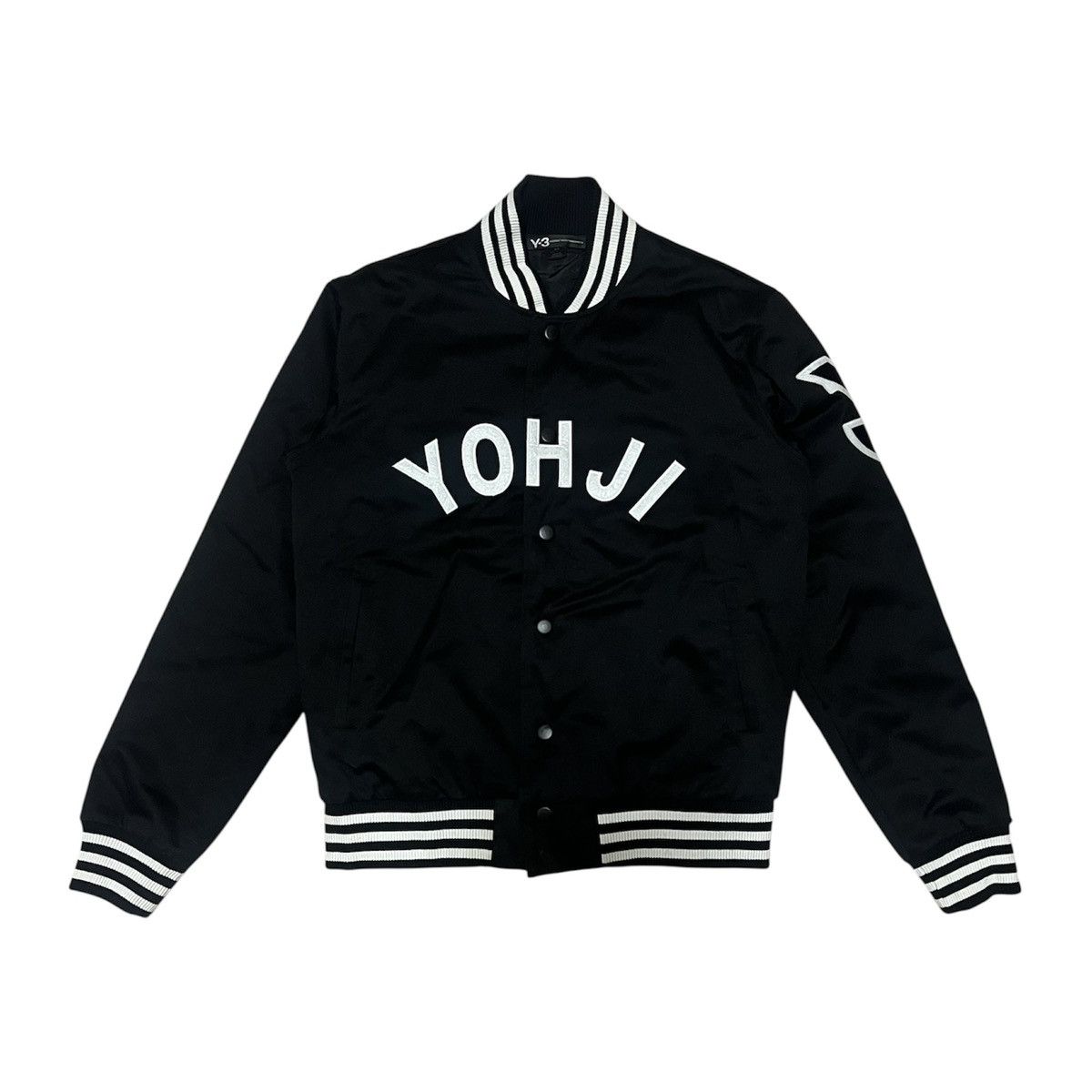 Adidas × Y-3 AW19 Adidas Y-3 Yohji Yamamoto Letters bomber jacket Size US M / EU 48-50 / 2 - 2 Thumbnail