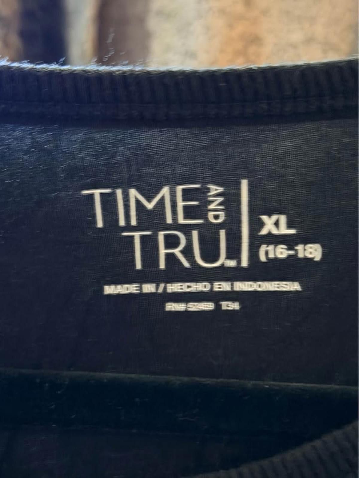Other Time and Tru Black XL Dress Size XL / US 12-14 / IT 48-50 - 2 Thumbnail