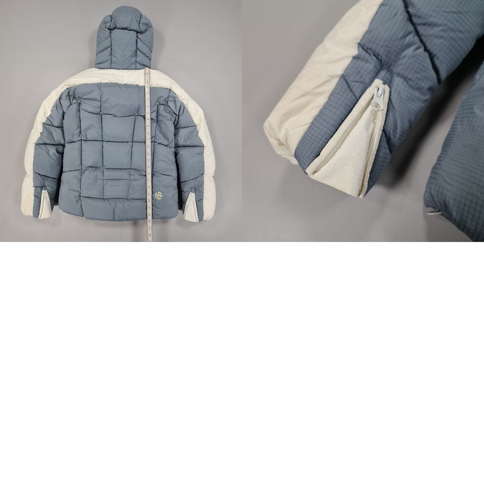 Vintage Quechua Womens Ski Jacket Grey 8 UK 36 Puffer Waterproof Down Full Hooded Jacket Womens Grey Ski Jacket 8 UK Regular Down Waterproof Hooded Size M / US 6-8 / IT 42-44 - 9 Thumbnail