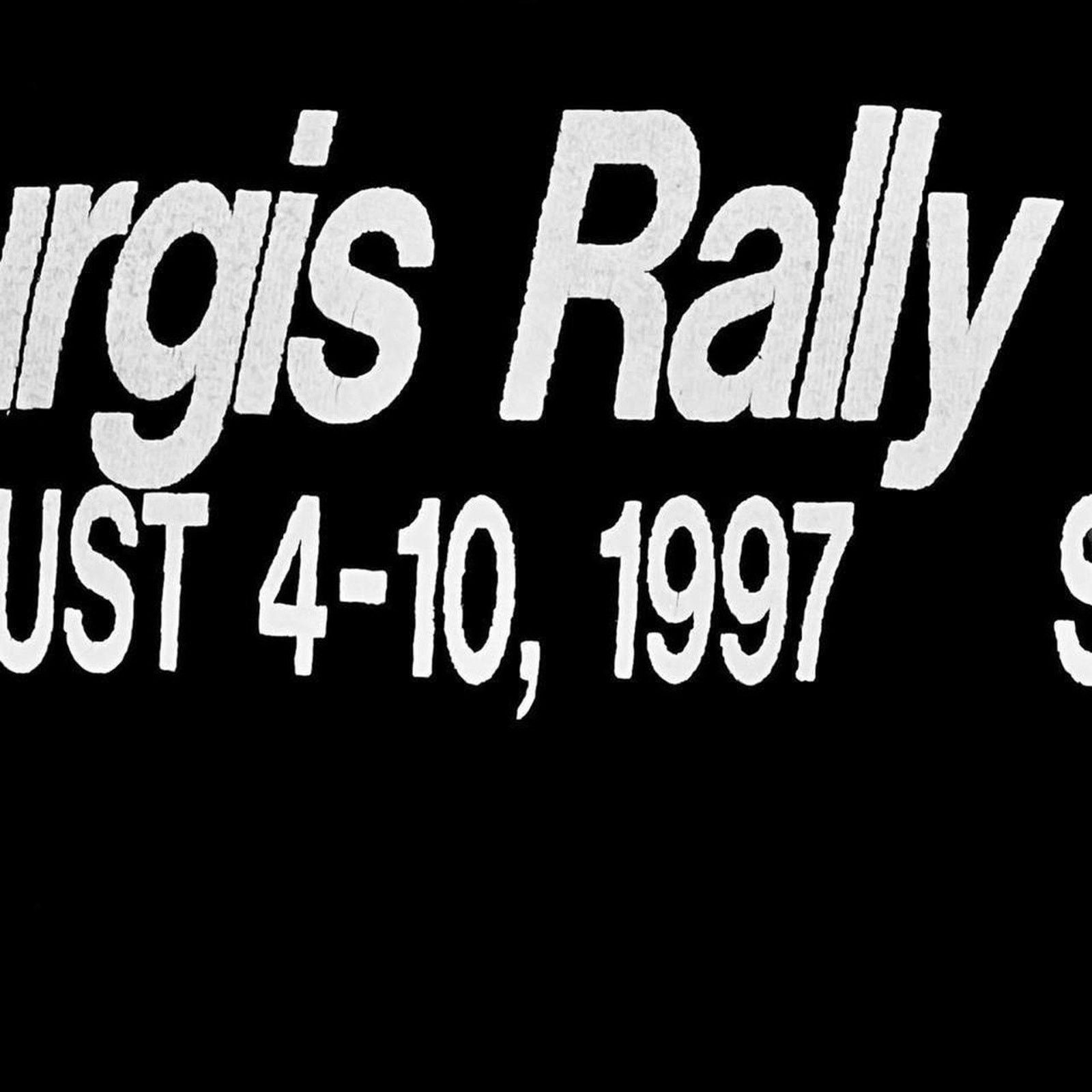 Harley Davidson Vintage 1997 Sturgis Bike Week "I Survived" Rally T-Shirt Size US L / EU 52-54 / 3 - 4 Thumbnail