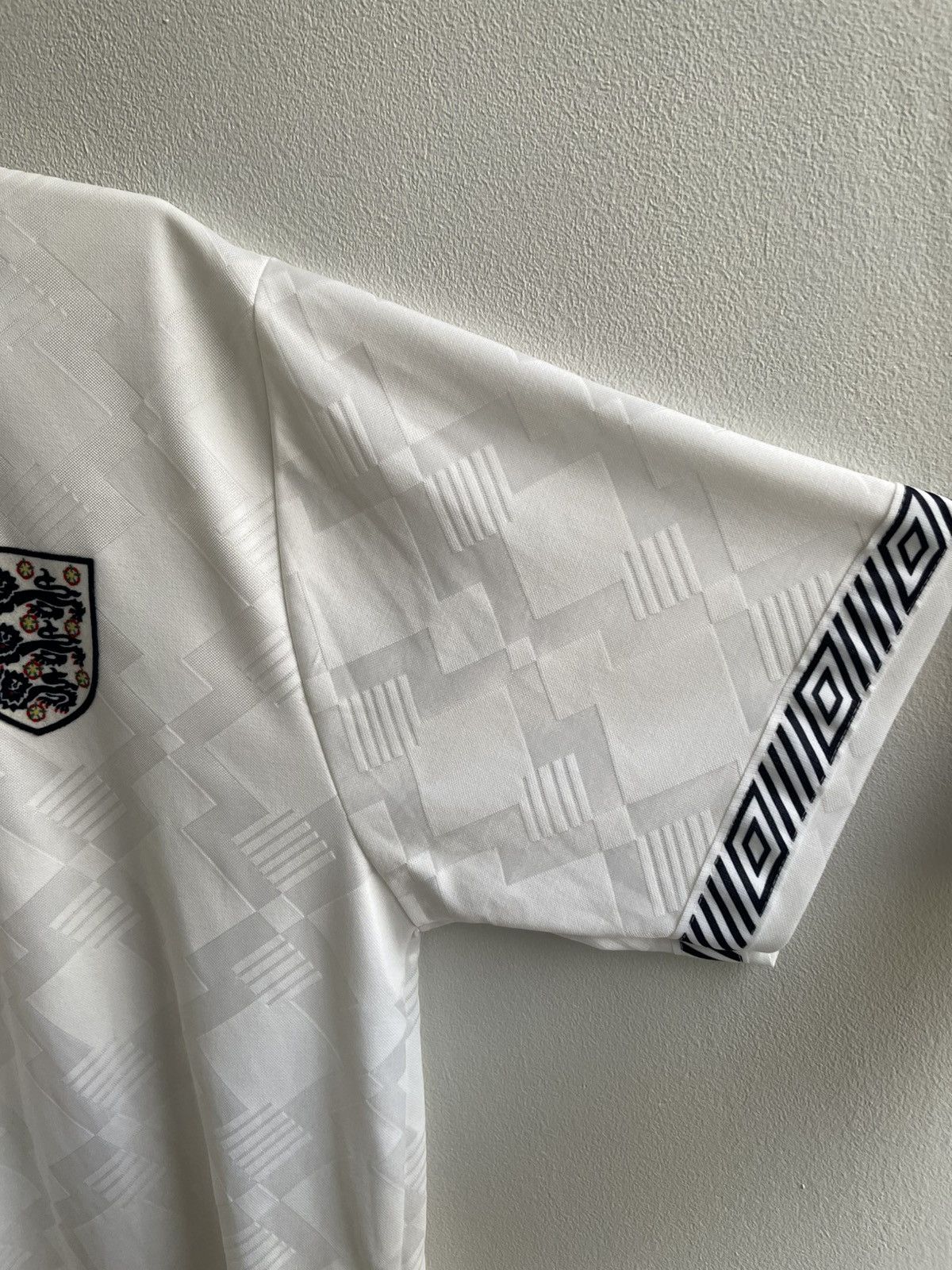 Vintage England 1990 1991 1992 Football Shirt Soccer Jersey Umbro Size US L / EU 52-54 / 3 - 4 Thumbnail