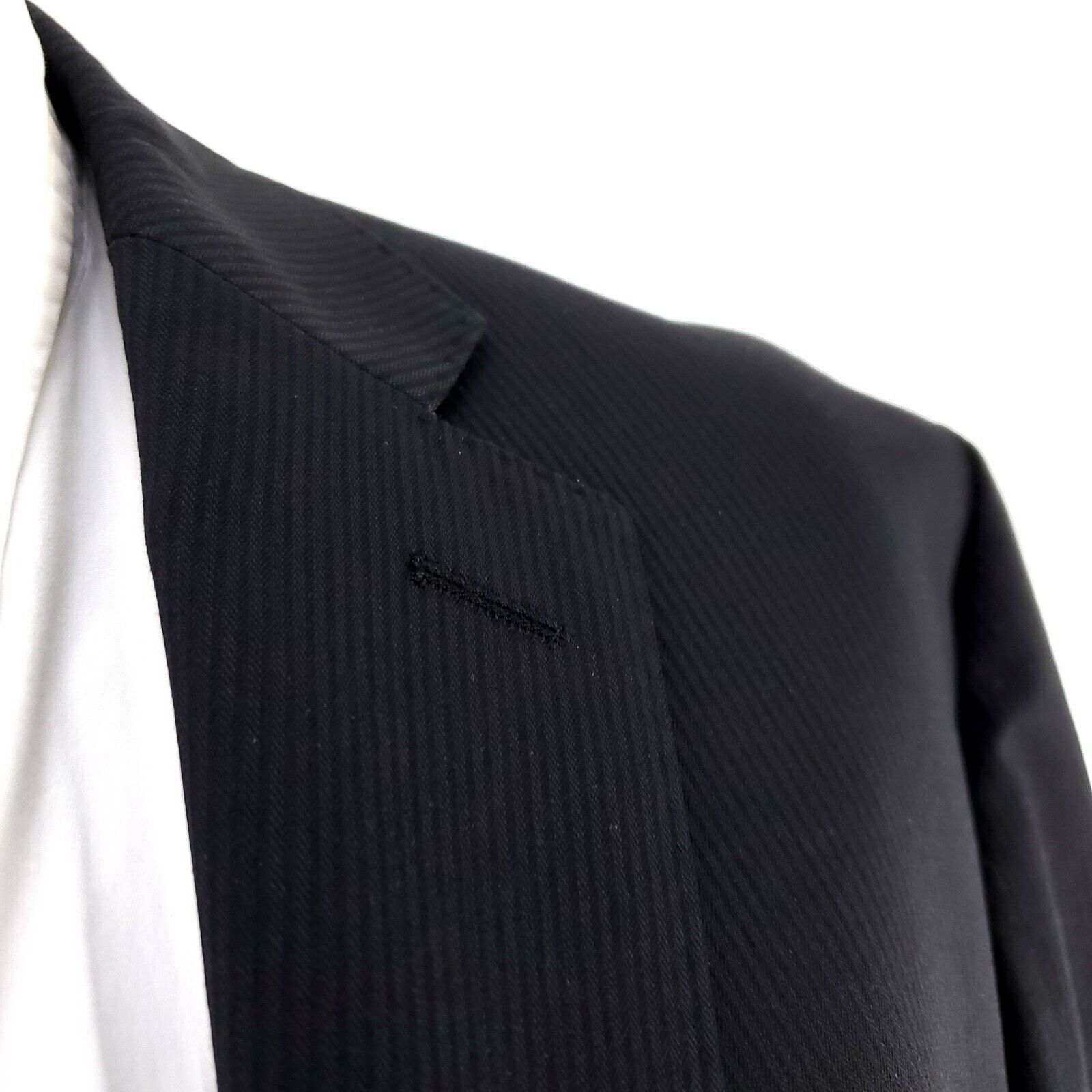 Calvin Klein Calvin Klein Wool 2 Button Blazer 42R Or Slim Fit 44R Gray H Size 42R - 2 Thumbnail