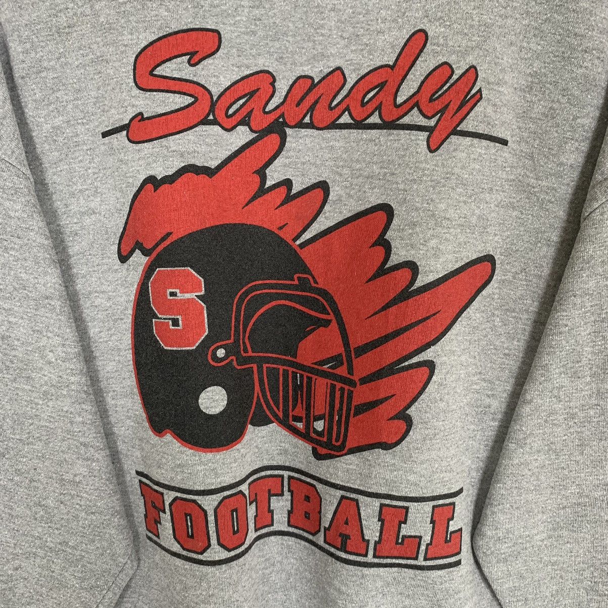 NFL × Vintage Vintage 90s Sportwear Sandy Football Back Print Hulf Zip Size US M / EU 48-50 / 2 - 7 Thumbnail