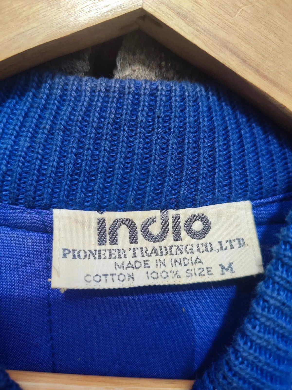Vintage Indio Vintage Embroidered Jacket – Cotton – M – Vibrant Blue Size US M / EU 48-50 / 2 - 7 Thumbnail