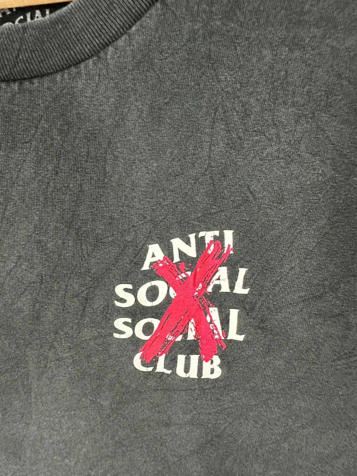 Anti Social Social Club Vintage ASSC Faded Shirt Tee Size US XL / EU 56 / 4 - 5 Thumbnail