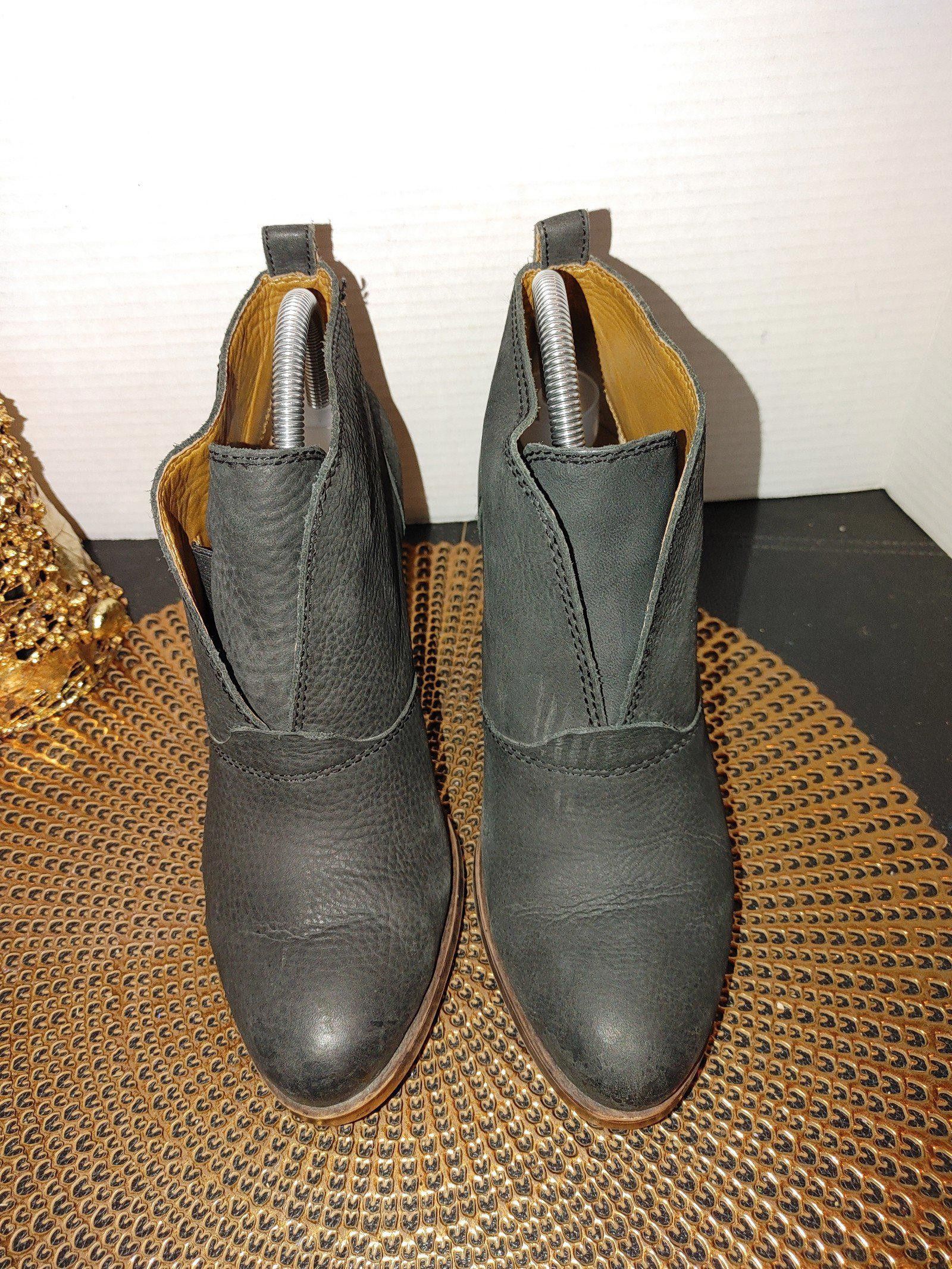 Lucky Brand Lucky Brand Ehllen Leather Ankle Booties Size 9M Size US 9 / IT 39 - 2 Thumbnail