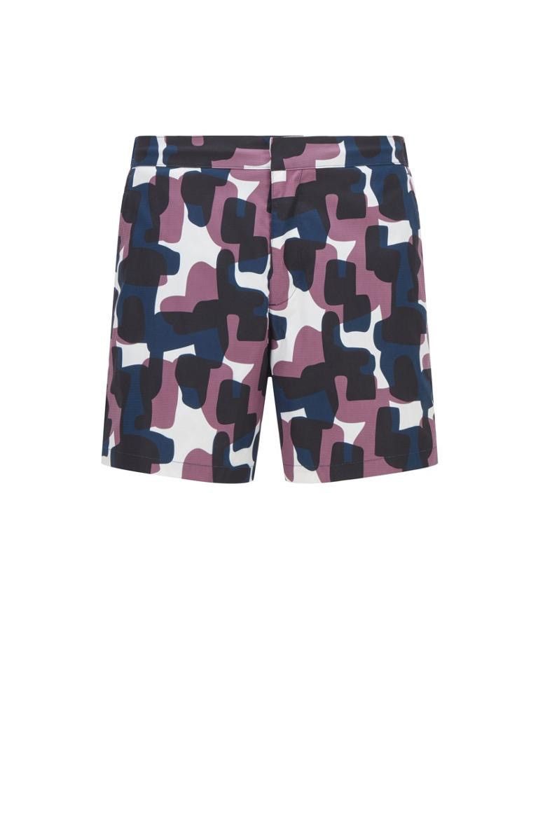 Hugo Boss Multicolor camo swim shorts Size US 32 / EU 48 - 4 Thumbnail