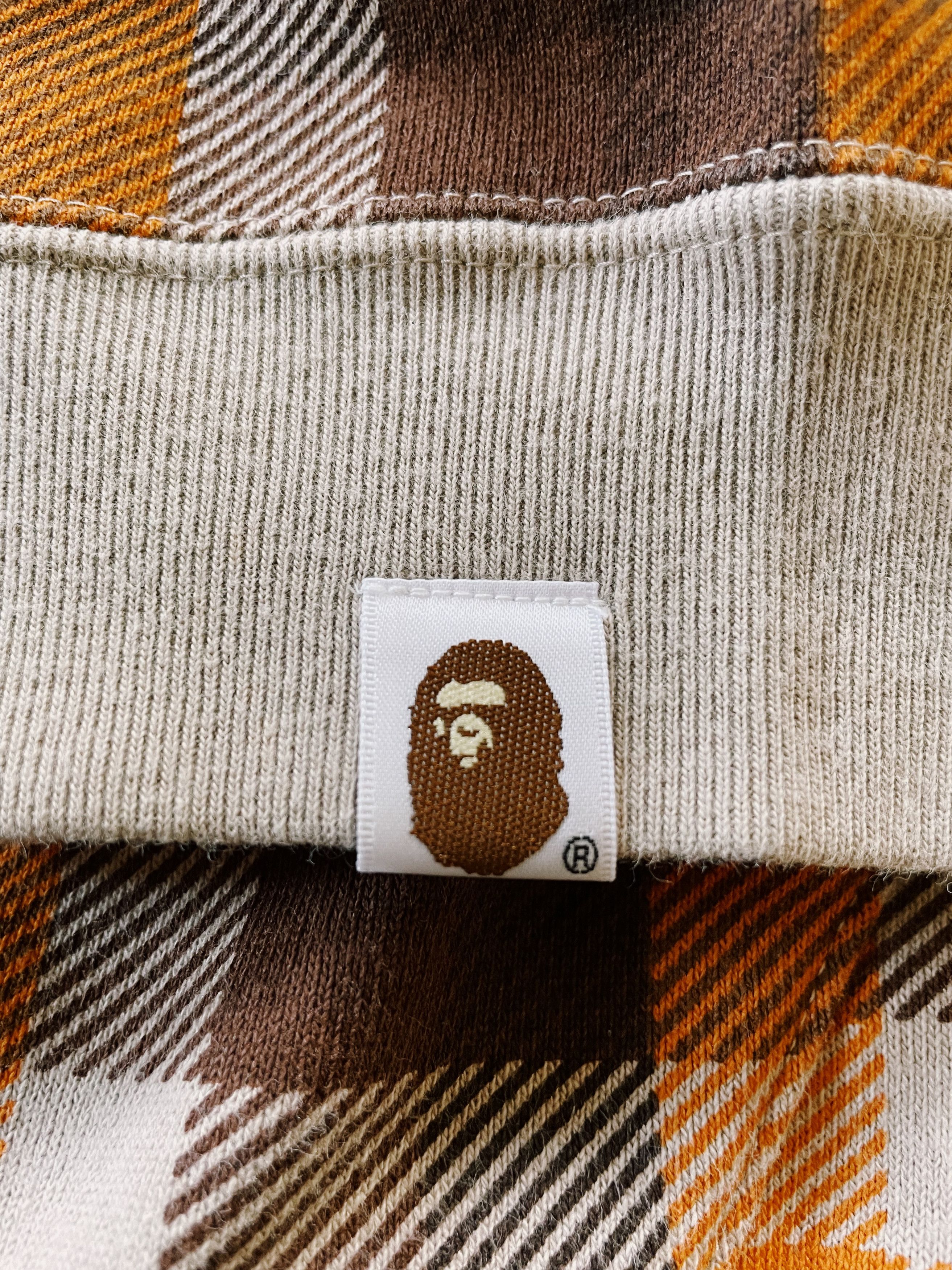 Bape Vintage Y2K Bape A Bathing Ape Checkered Full zip Hoodie Size US M / EU 48-50 / 2 - 6 Thumbnail