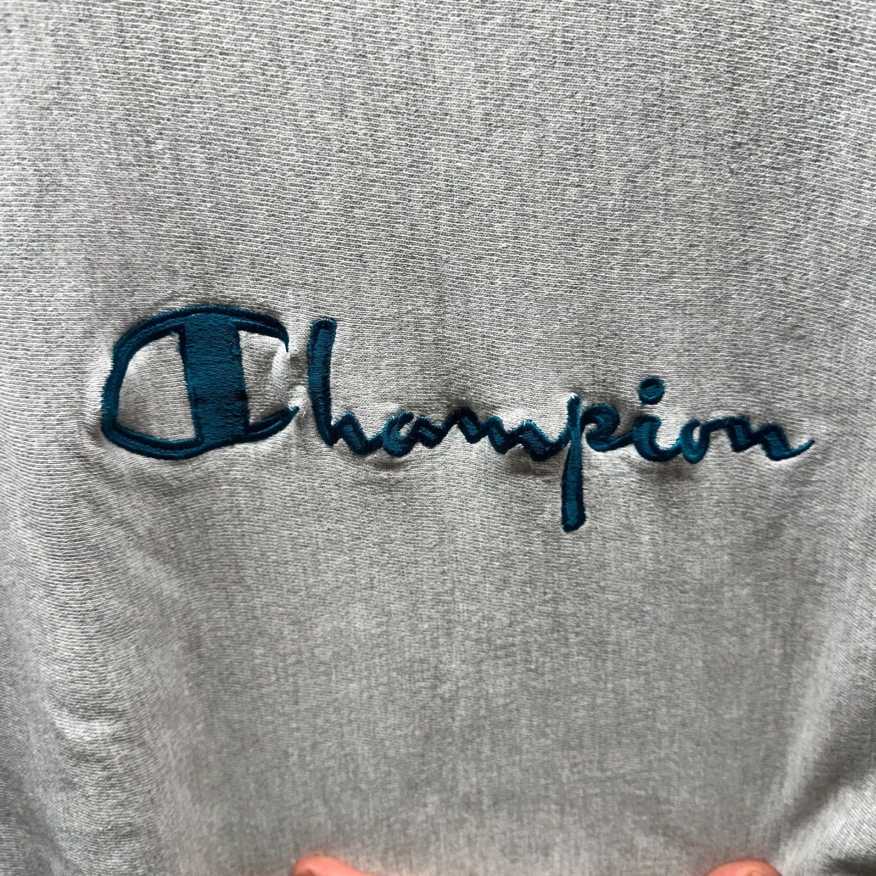 Champion VINTAGE Champion Sweater Mens 2XL Gray Tri Blend Made in USA Reverse Weave Size US XXL / EU 58 / 5 - 3 Thumbnail