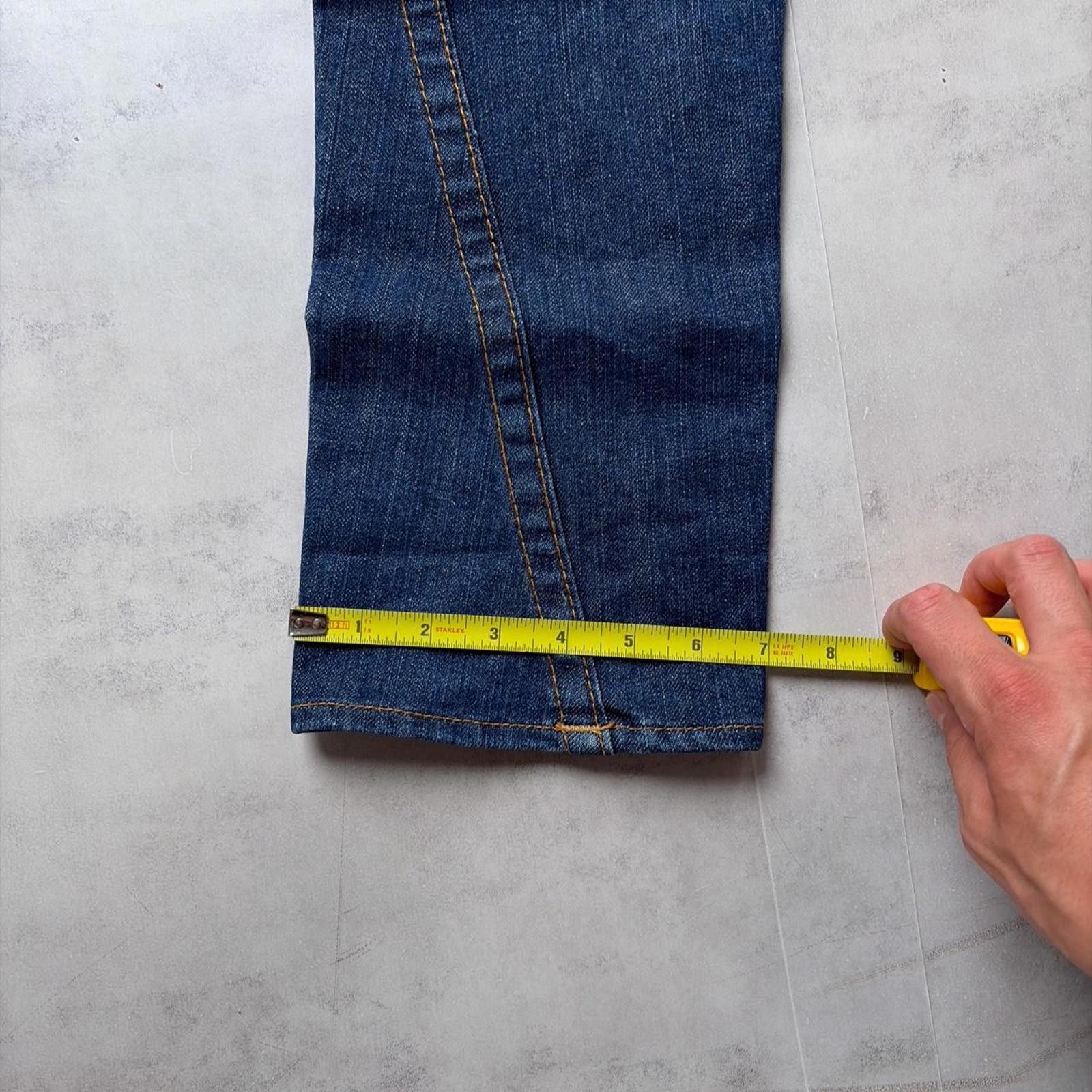 True Religion Y2K Blue True Religion Grunge Joey Slim Bootcut Denim Jeans Size 30" / US 8 / IT 44 - 8 Thumbnail