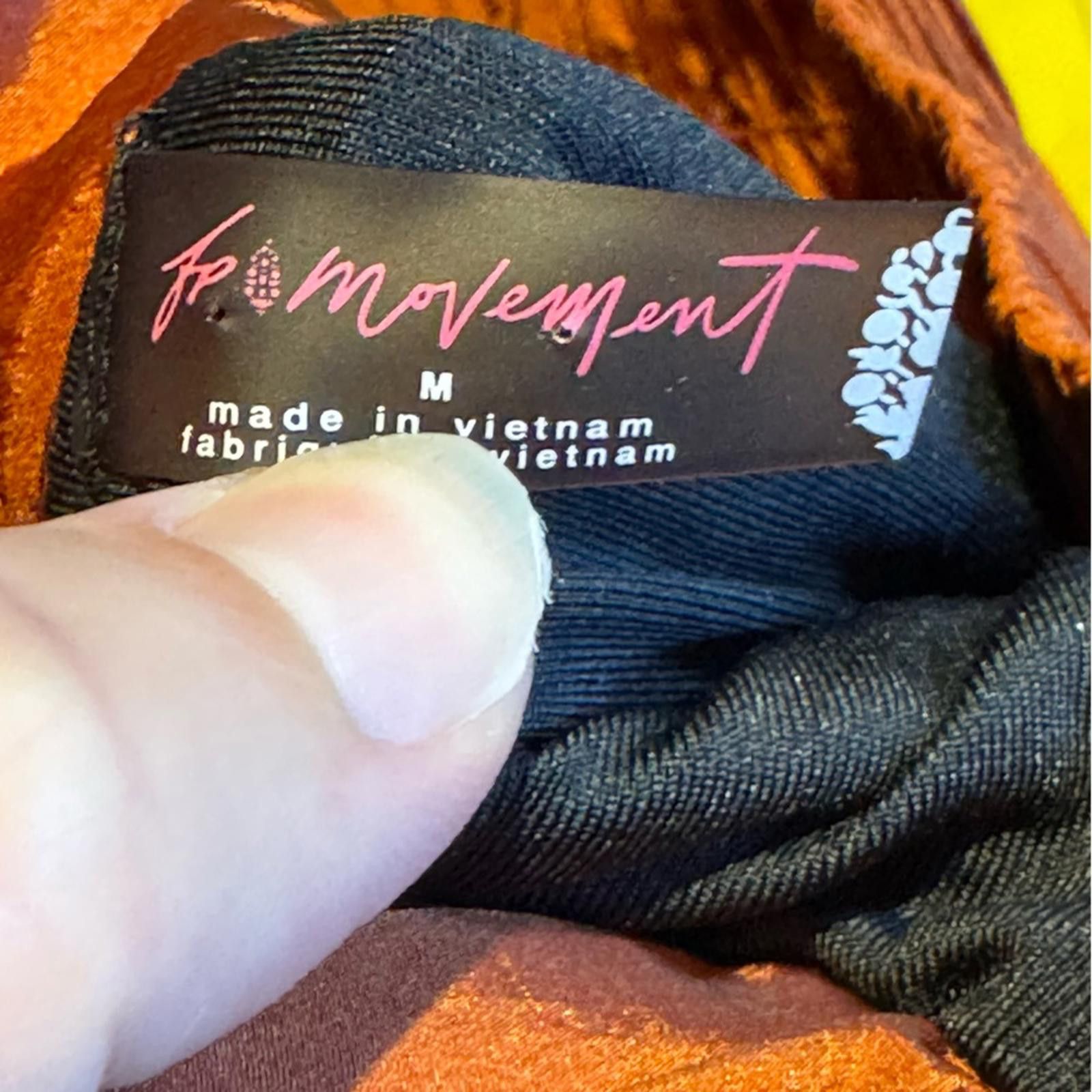 Other FP Movement Rust Orange High-Waisted Shorts Size 32" / US 10 / IT 46 - 4 Thumbnail