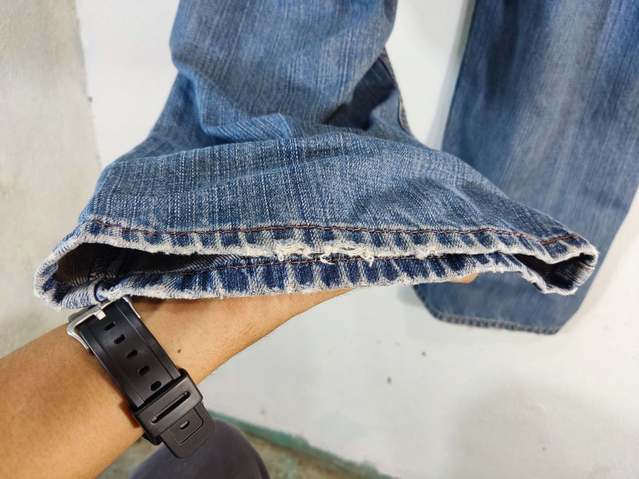 Levi's vintage levis 569 loose straight distressed denim Size US 44 / EU 60 - 11 Thumbnail