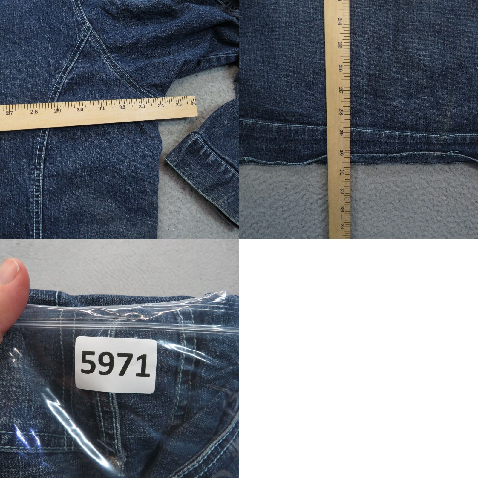 Karl Kani VINTAGE Karl Kani Jacket Mens 4XL Denim Buckle Back Jean Y2K Blue Streetwear 90s Size US 39 - 9 Thumbnail