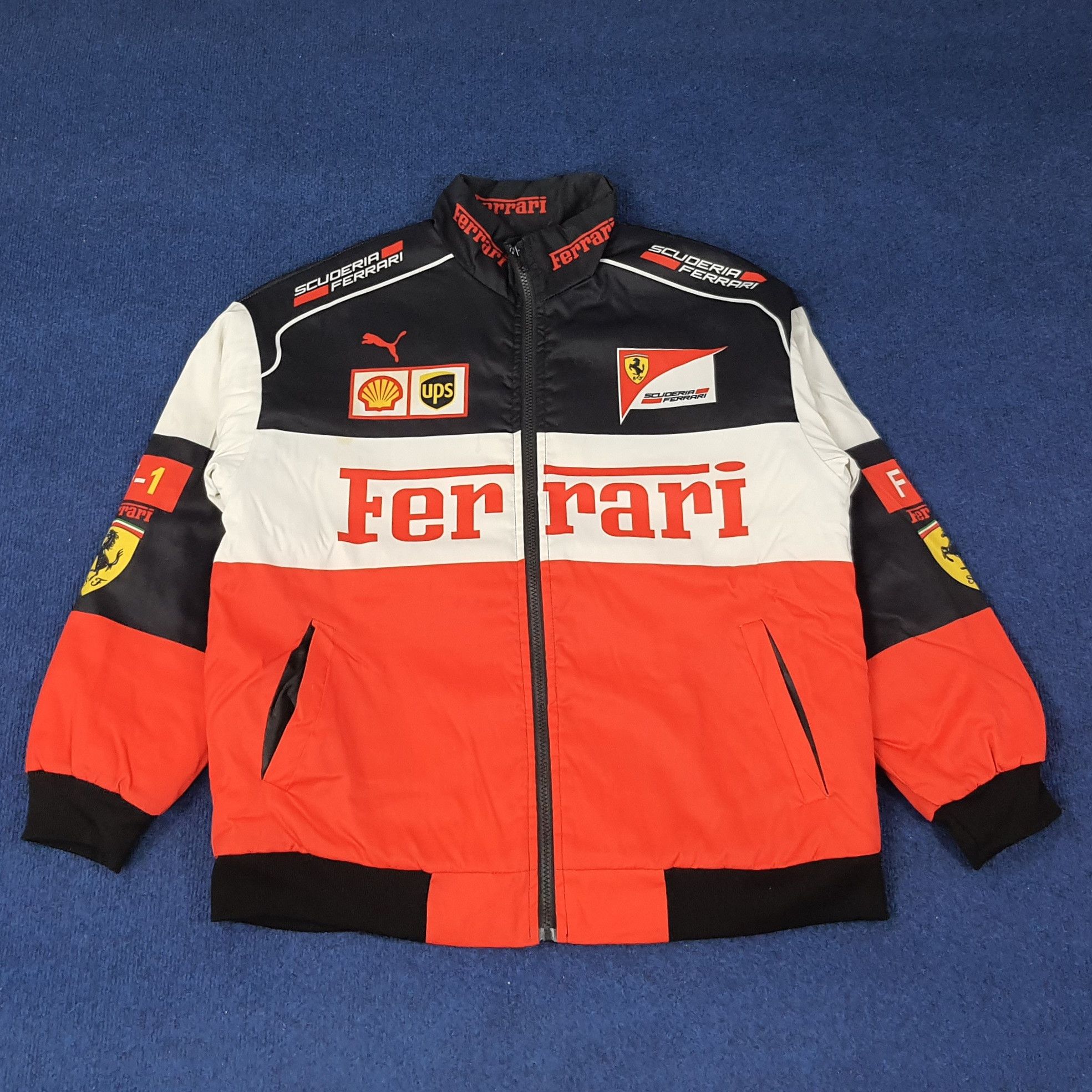 Ferrari × Vintage Vintage Ferrari Motorsports Jacket C229N20 Size US L / EU 52-54 / 3 - 1 Thumbnail
