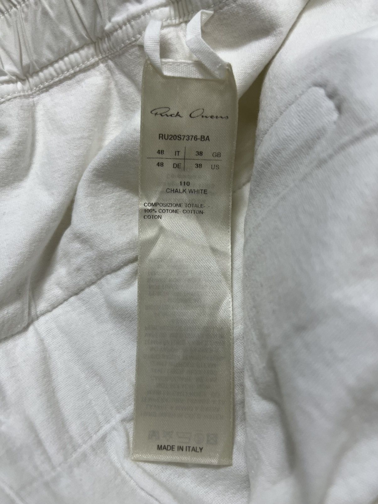 Rick Owens Rick Owens - S/S 20’ - Zip Pockets Drawstring Cropped Pants Size US 32 / EU 48 - 14 Thumbnail