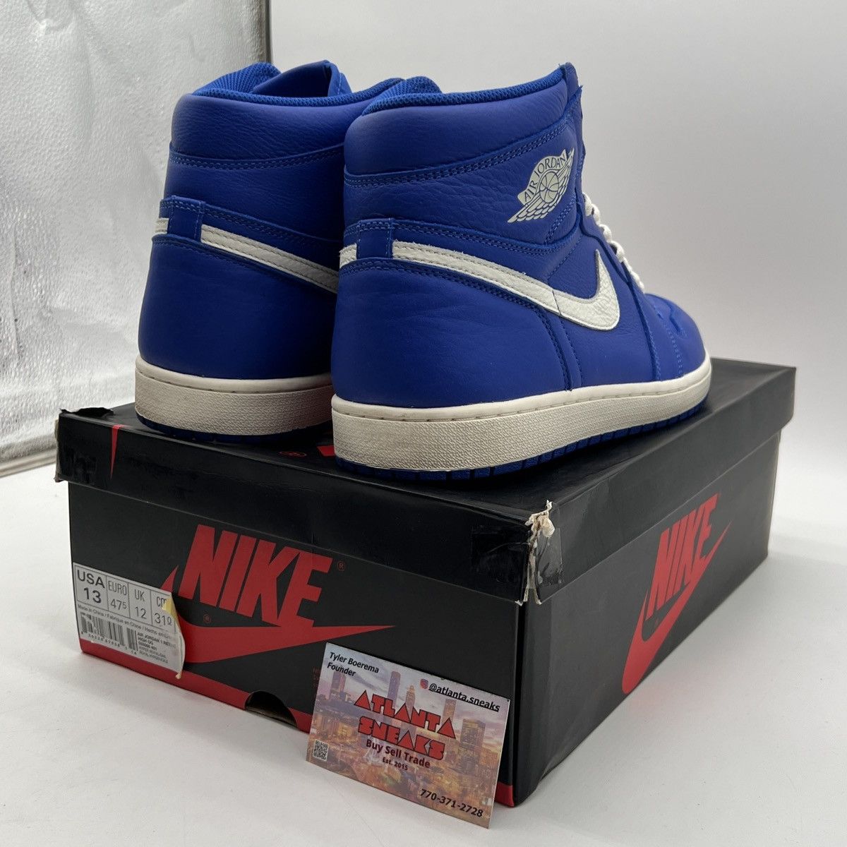 Nike Air Jordan 1 High hyper royal Size US 13 / EU 46 - 5 Thumbnail