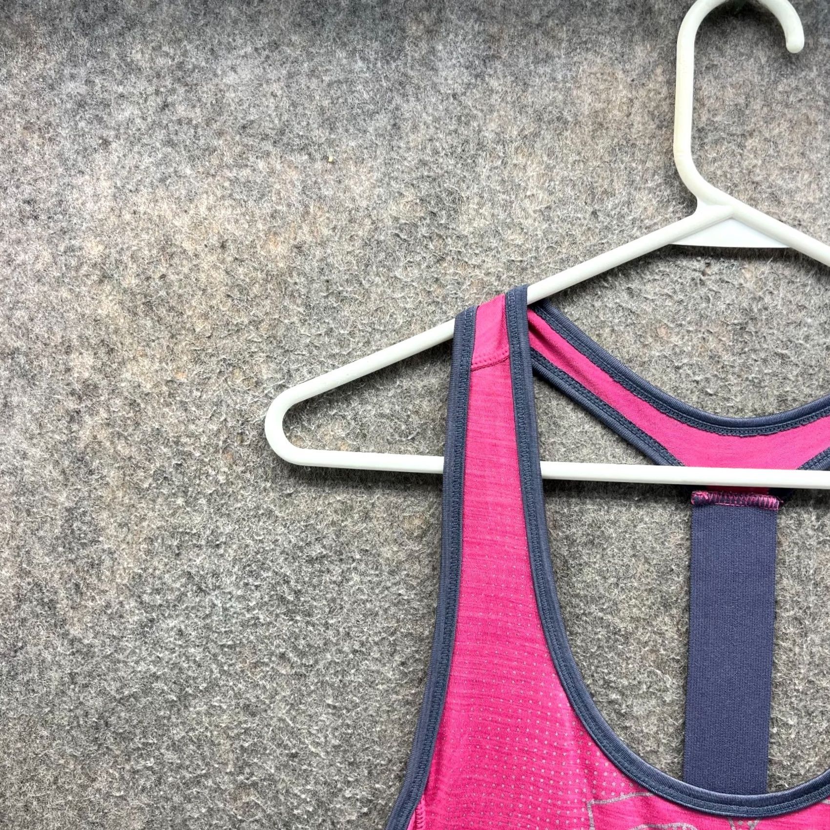 Reebok VINTAGE Reebok Shirt Womens Large Pink Sleeveless Athletic Gym Tank Top CrossFit Spell Tank Top Racerback Round Neck | - Size L / US 10 / IT 46 - 6 Thumbnail