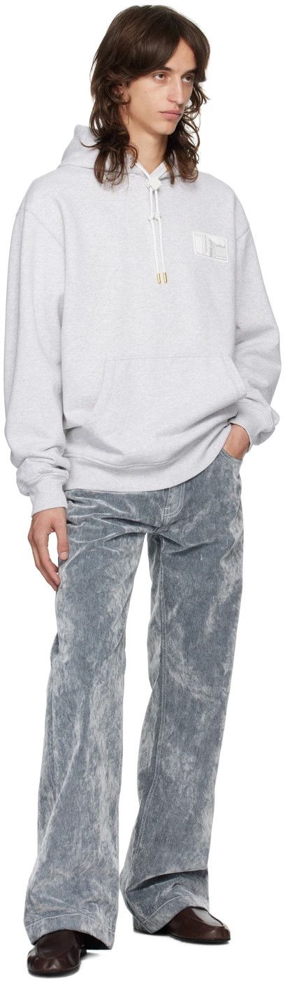 Casablanca o1h1sh11224 Tennis Statues Patch Hoodie in Grey Size US XL / EU 56 / 4 - 4 Thumbnail
