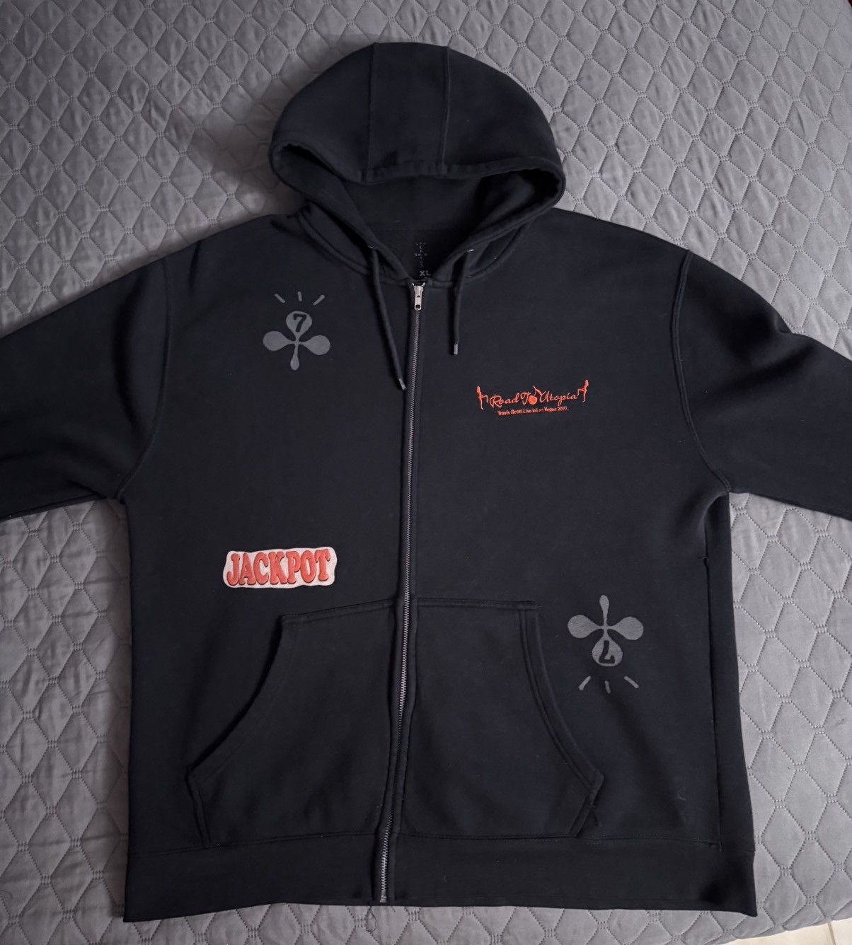 Travis Scott Travis Scott Road To Utopia Vegas Zip Up Size US XL / EU 56 / 4 - 2 Thumbnail