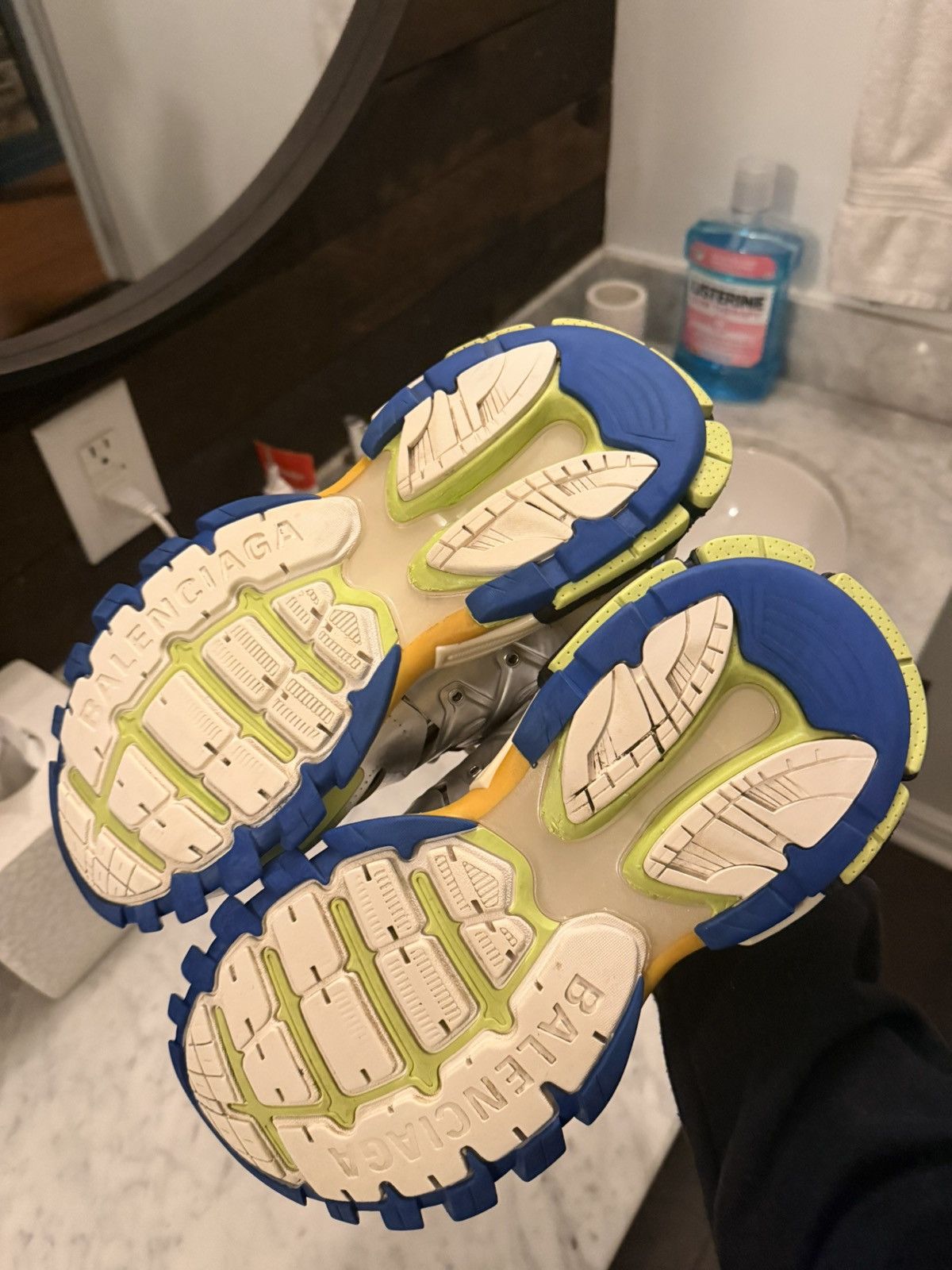 Balenciaga balenciaga multi color metallic track runner/trainer Size US 8 / EU 41 - 5 Thumbnail