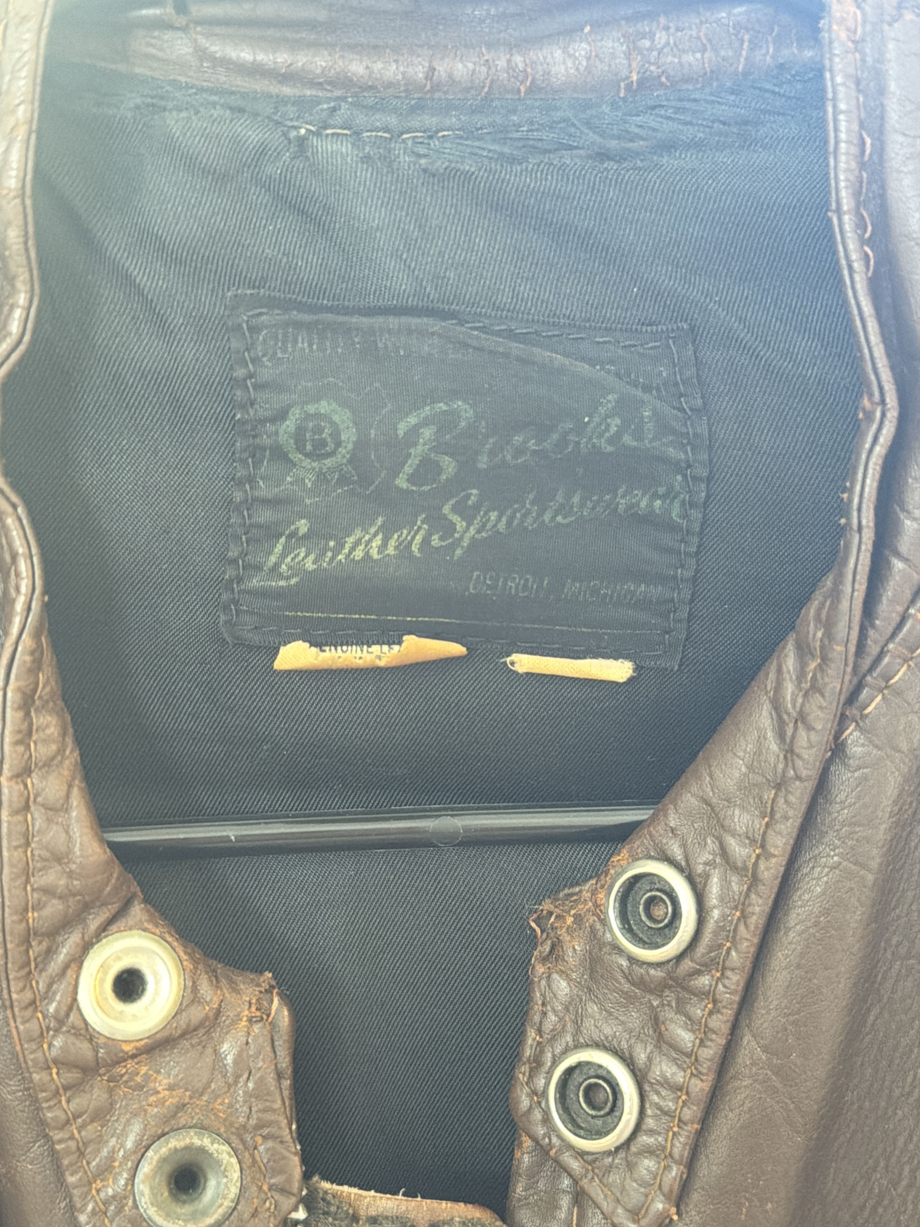 Brooks Brooks Leather Specialist Leather Motorcycle Jacket Size US L / EU 52-54 / 3 - 2 Thumbnail
