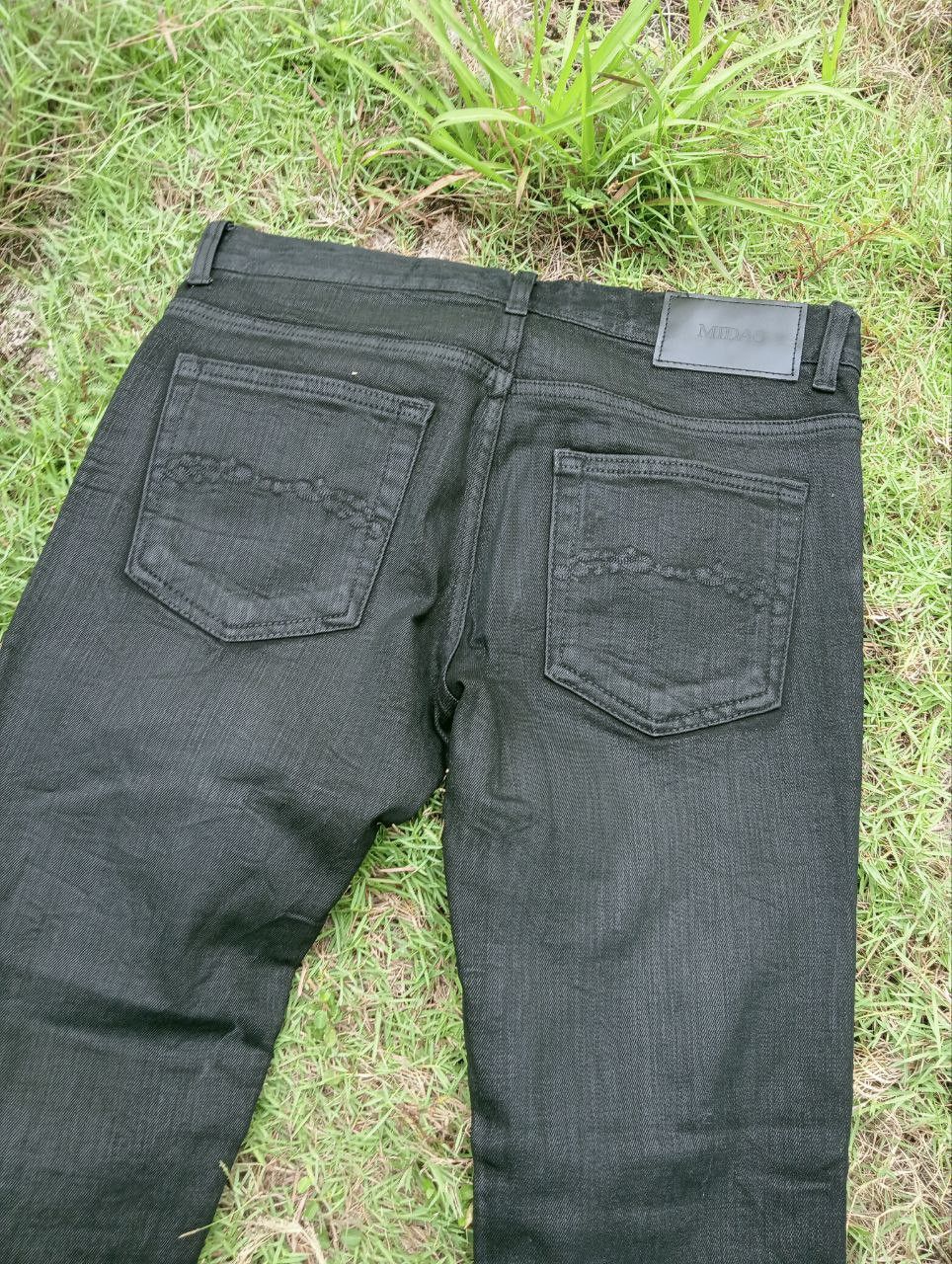 Japanese Brand JAPANESE MIDAS ZIPPER DISTRESSED LOOK STRETCH JEANS Size US 32 / EU 48 - 12 Thumbnail
