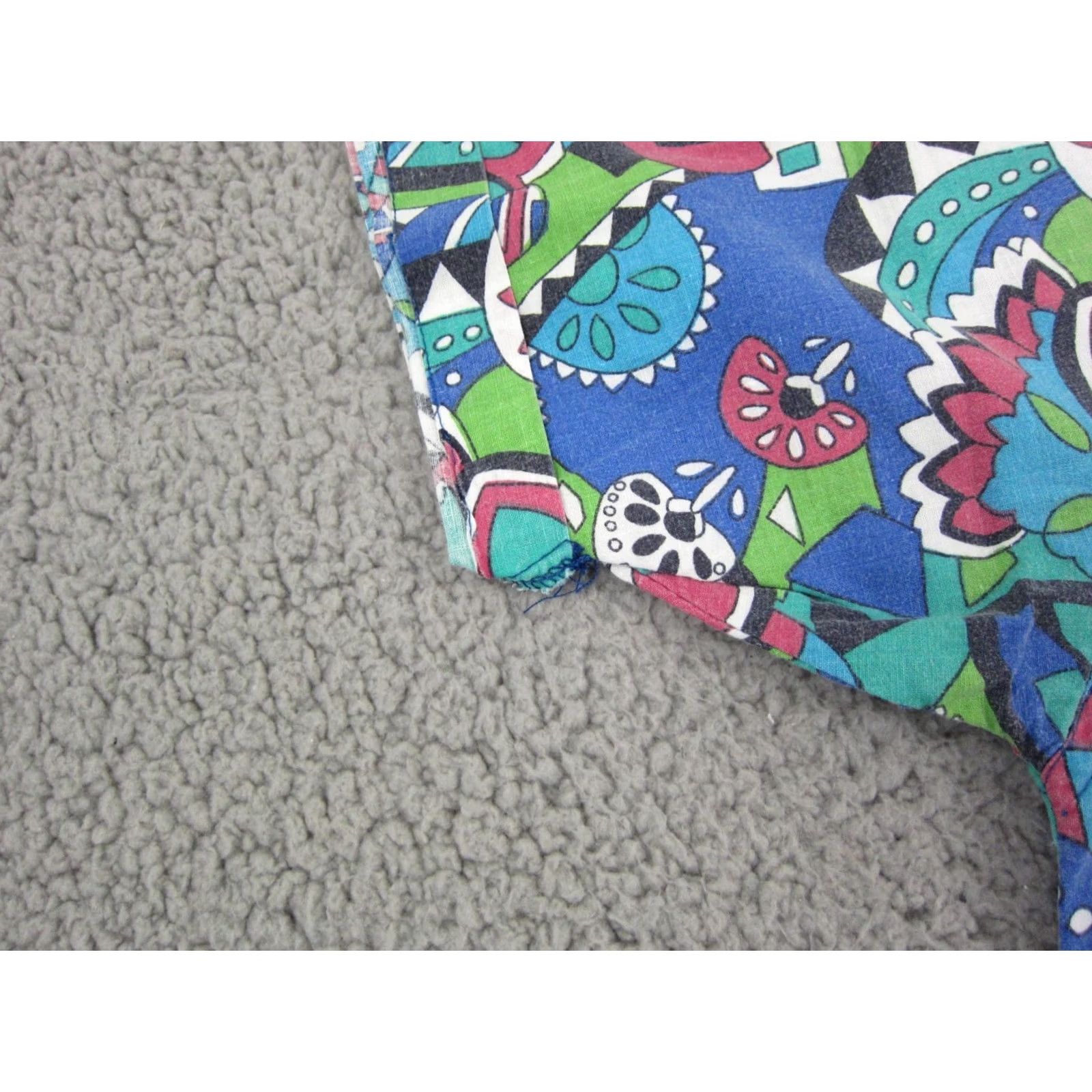 Vintage VINTAGE Impact Shirt Adult Small Blue Pink Paisley Festival Hawaiian Mens Size US S / EU 44-46 / 1 - 7 Thumbnail