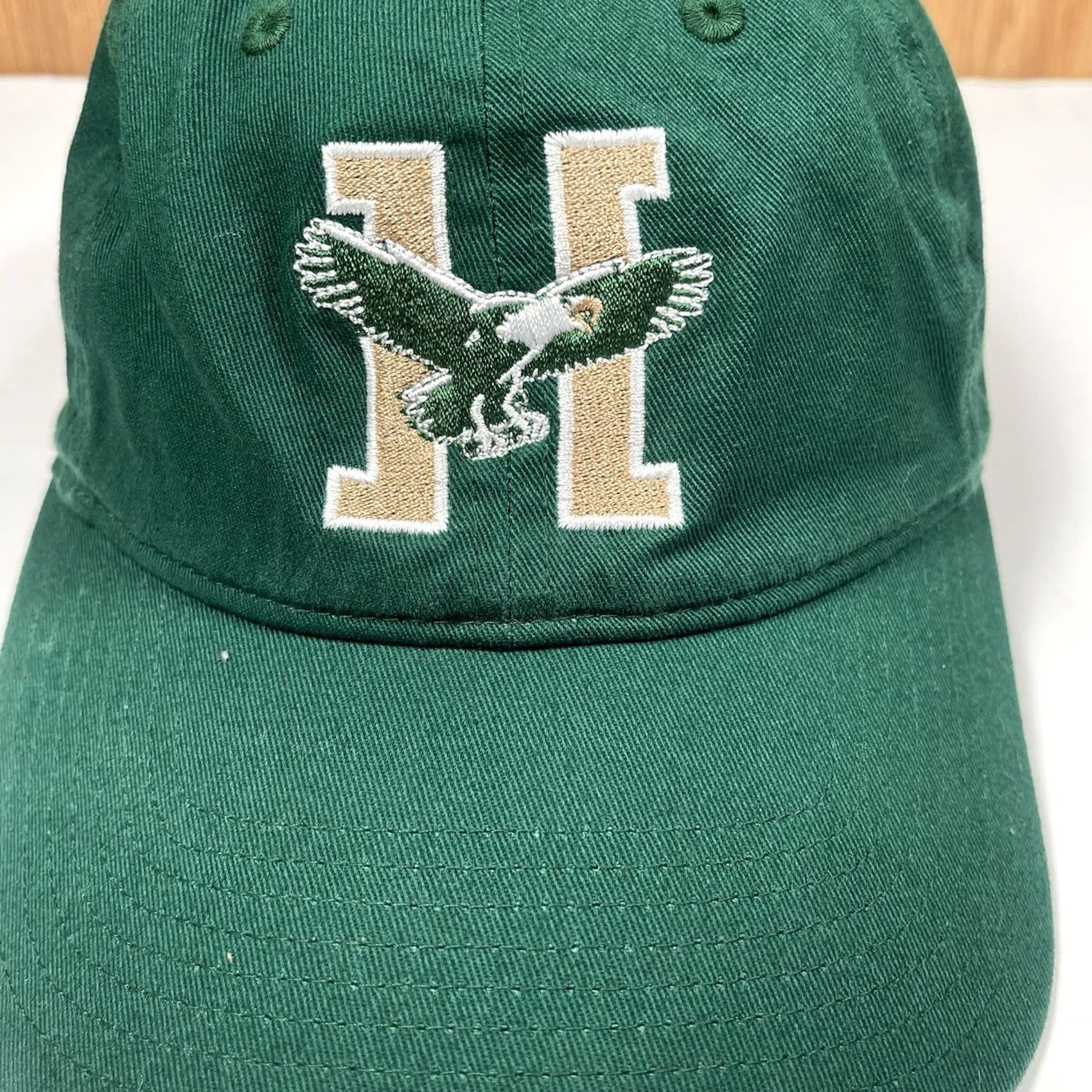 Adidas Adidas Unknown Letter “H” Adult Adjustable StrapBack Baseball Hat Cap Green Size ONE SIZE - 2 Thumbnail