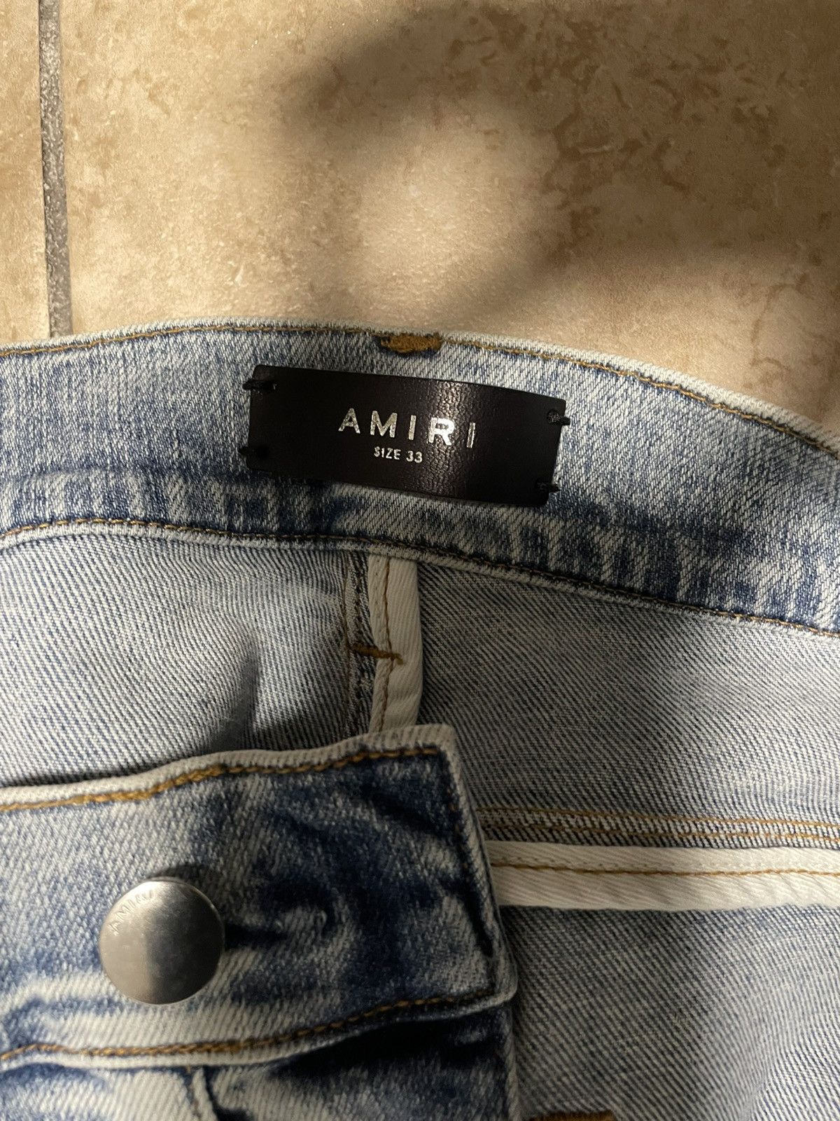 Amiri Amiri Playboy Magazine Jean Size US 33 - 7 Thumbnail